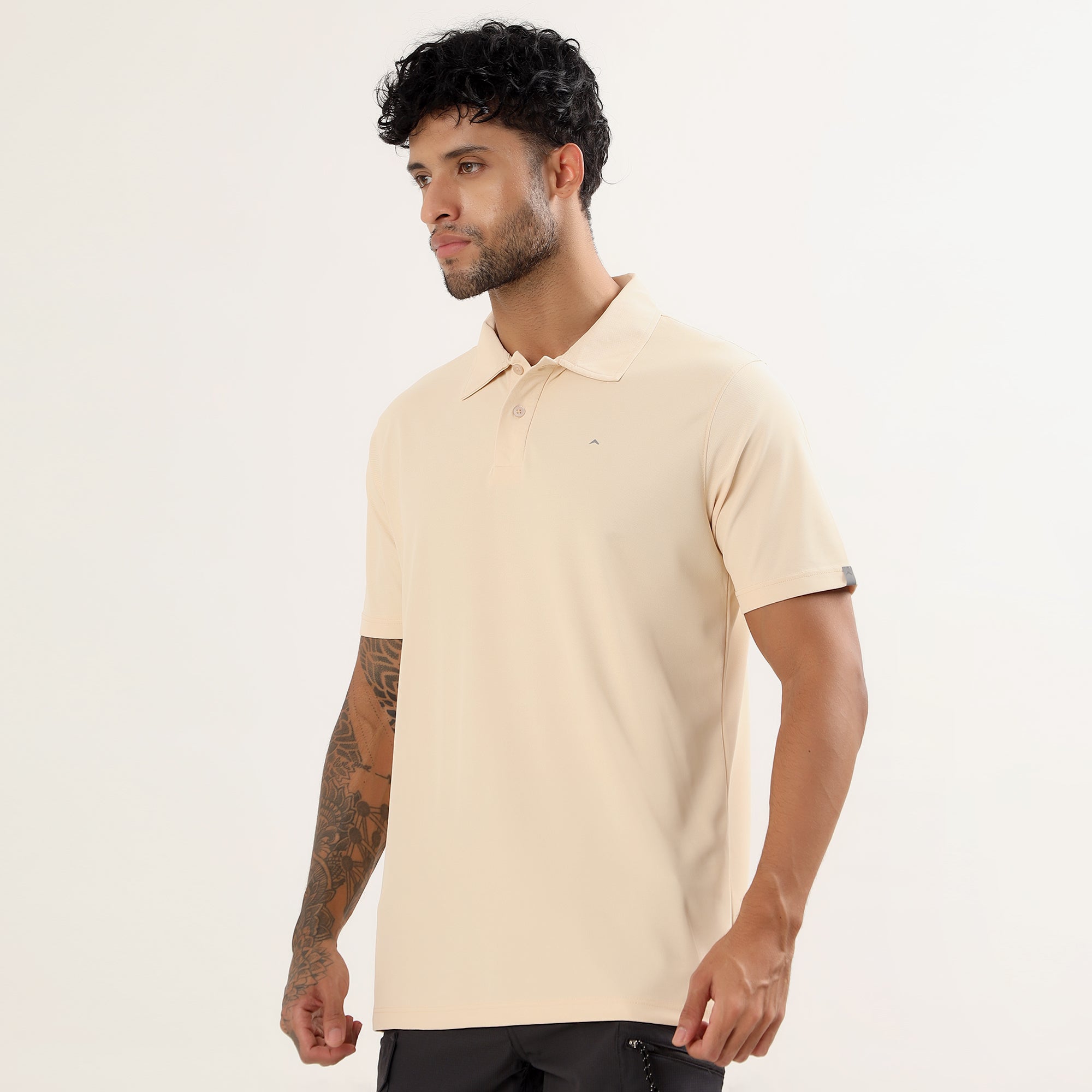 Polo T-Shirt Lightweight, Quick-Dry | ADP101 | Beige-thumbmail-5