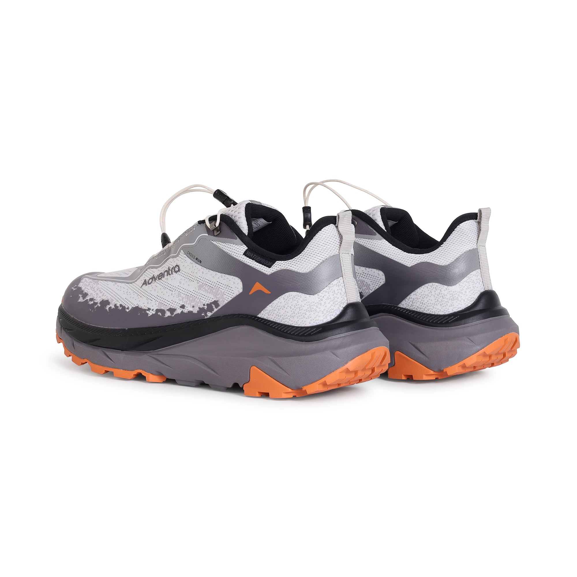 Waterproof Trail Running Ultra Grip Shoes, Quick-Lace (TR2014) – White-Black-thumbmail-8