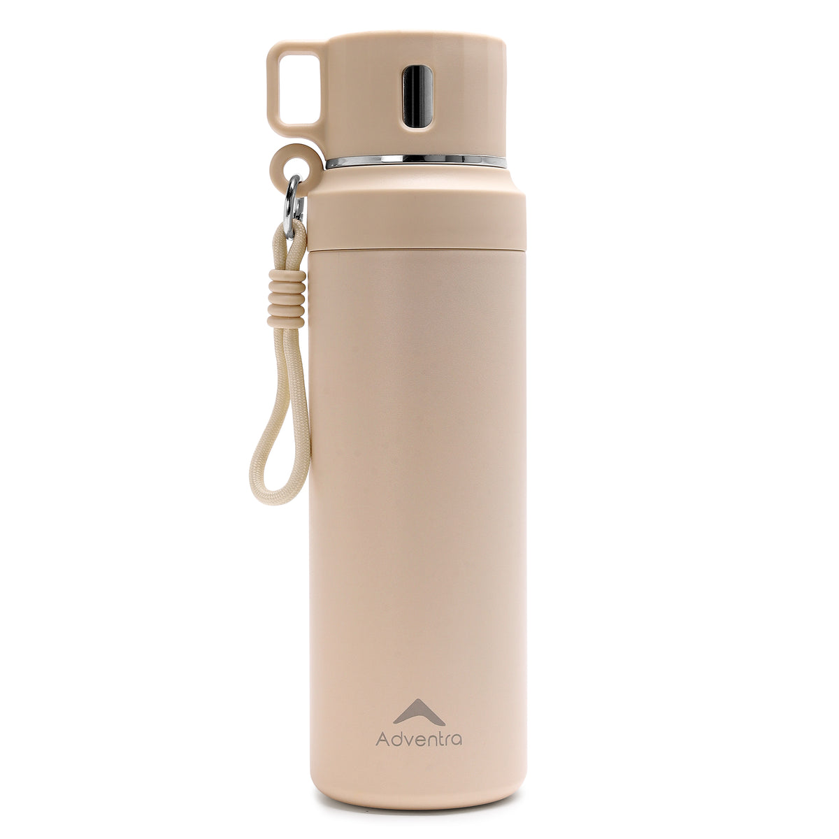 Adventra Trail Hydration Water Bottle 950 ml with Cup – Beige– BT101-thumbmail-1