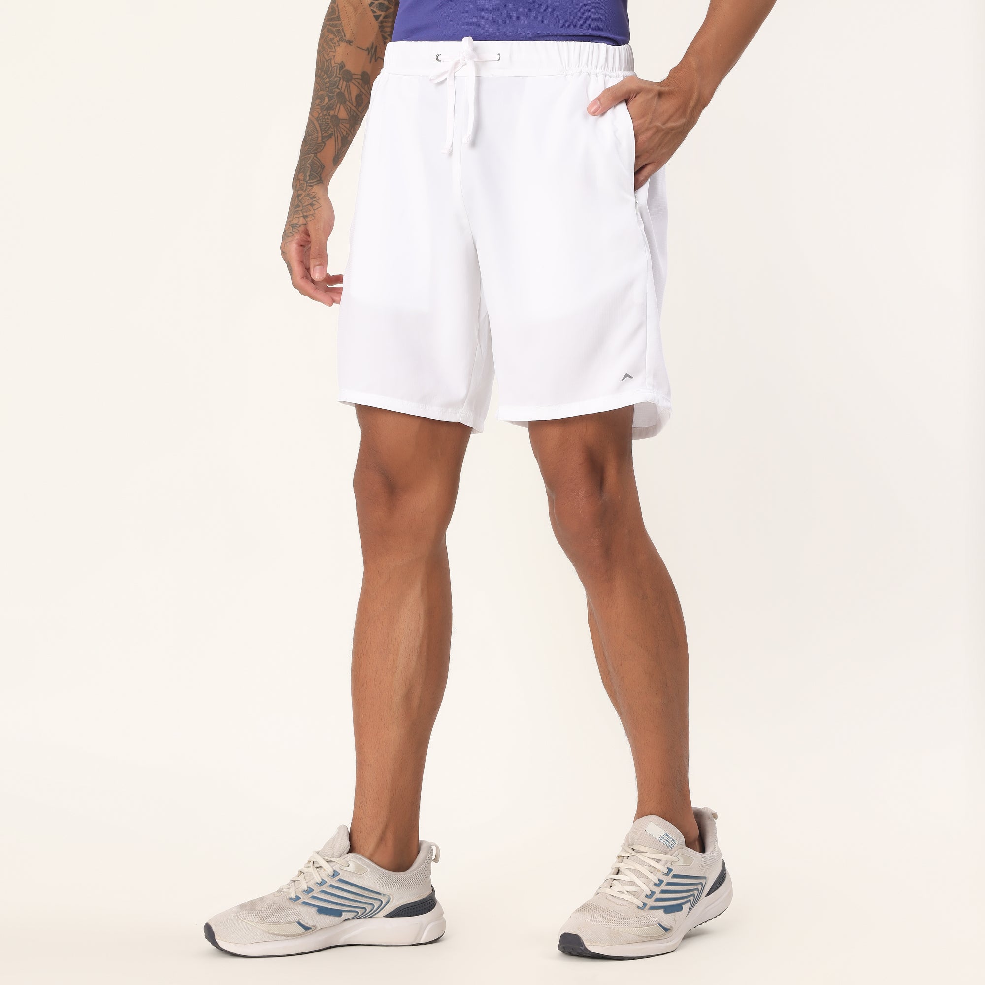 Adventra Running Shorts Lightweight, Quick-Dry | RS1000| White-thumbmail-5