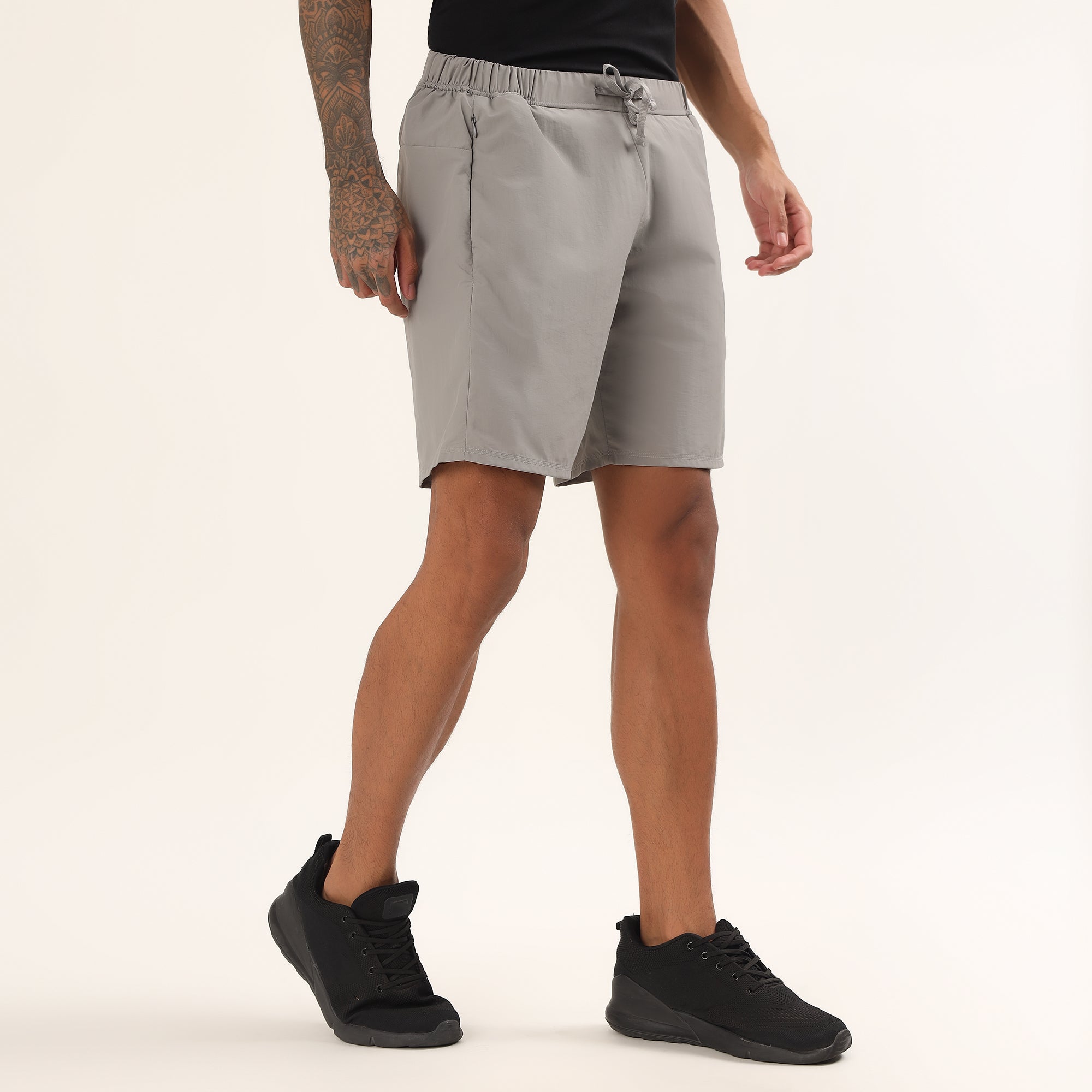 Adventra Running Shorts Lightweight, Quick-Dry | RS1000| Grey-thumbmail-5