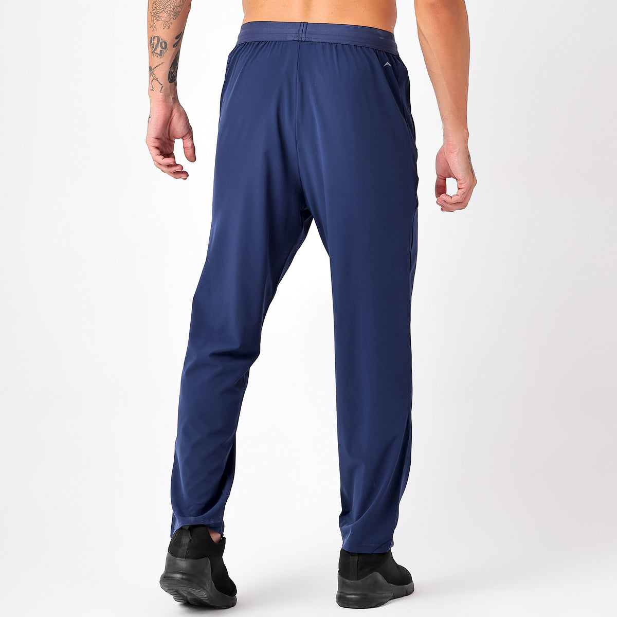 Men's Long Track Pants with 1 Zipper Pocket (EH930) Navy-thumbmail-4