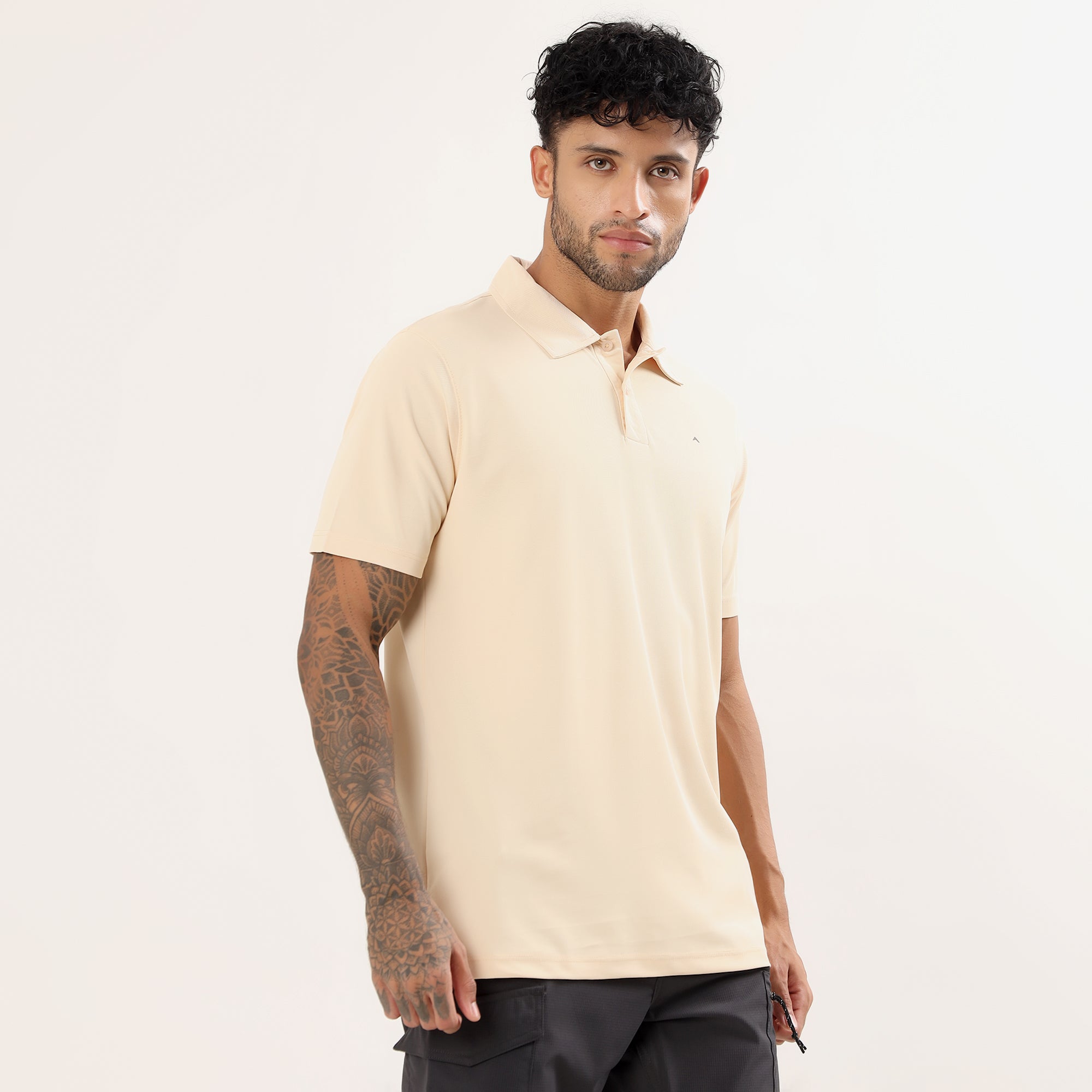 Polo T-Shirt Lightweight, Quick-Dry | ADP101 | Beige-thumbmail-6