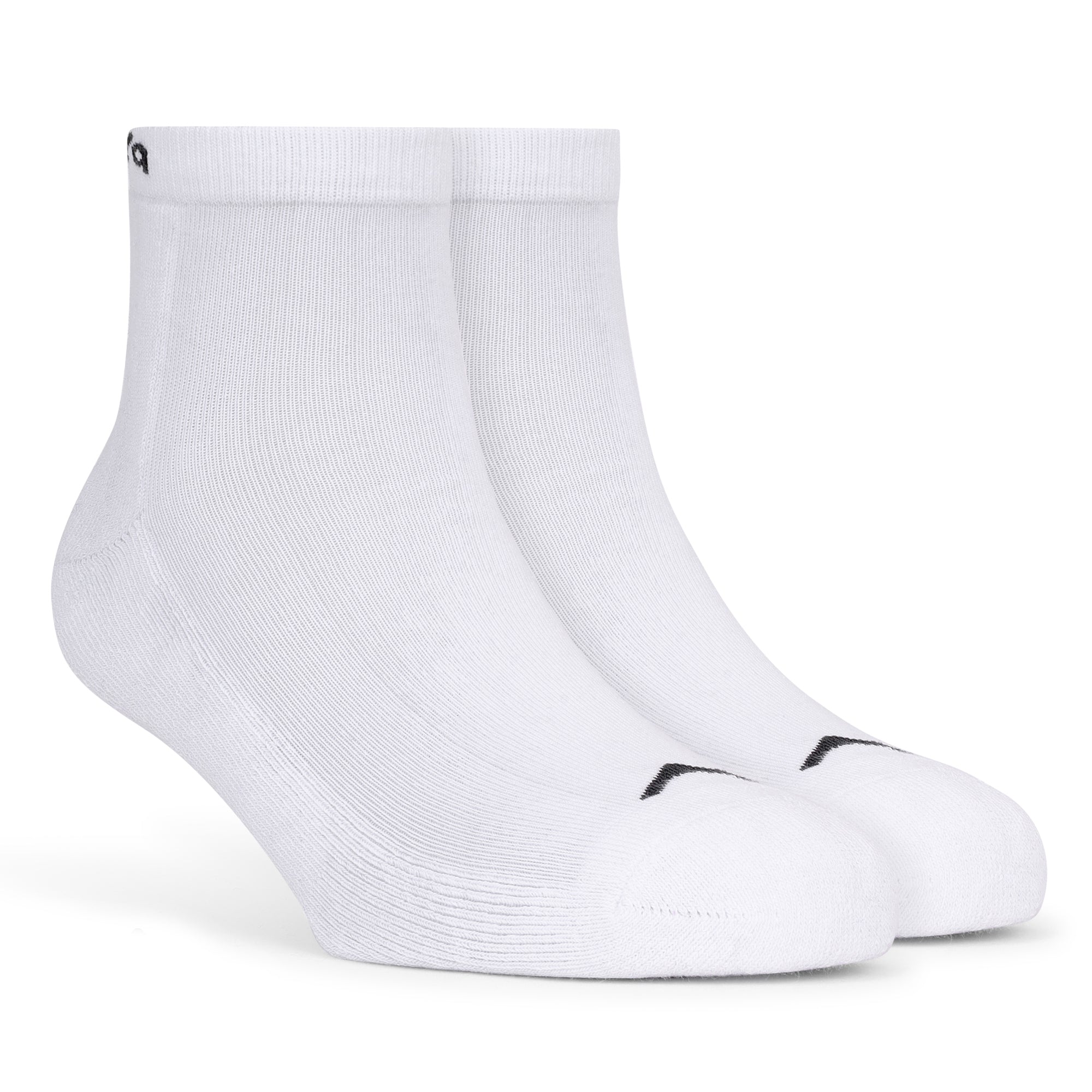 Low Ankle Cotton Socks – Pack of 2 (ES500) – Black and White-thumbmail-8