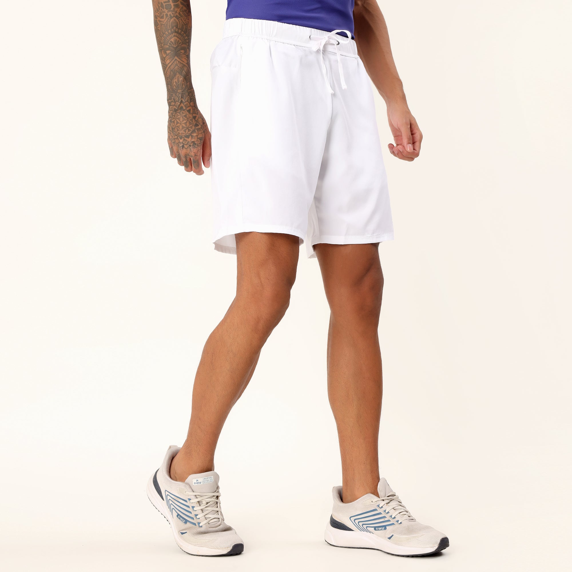 Adventra Running Shorts Lightweight, Quick-Dry | RS1000| White-thumbmail-6