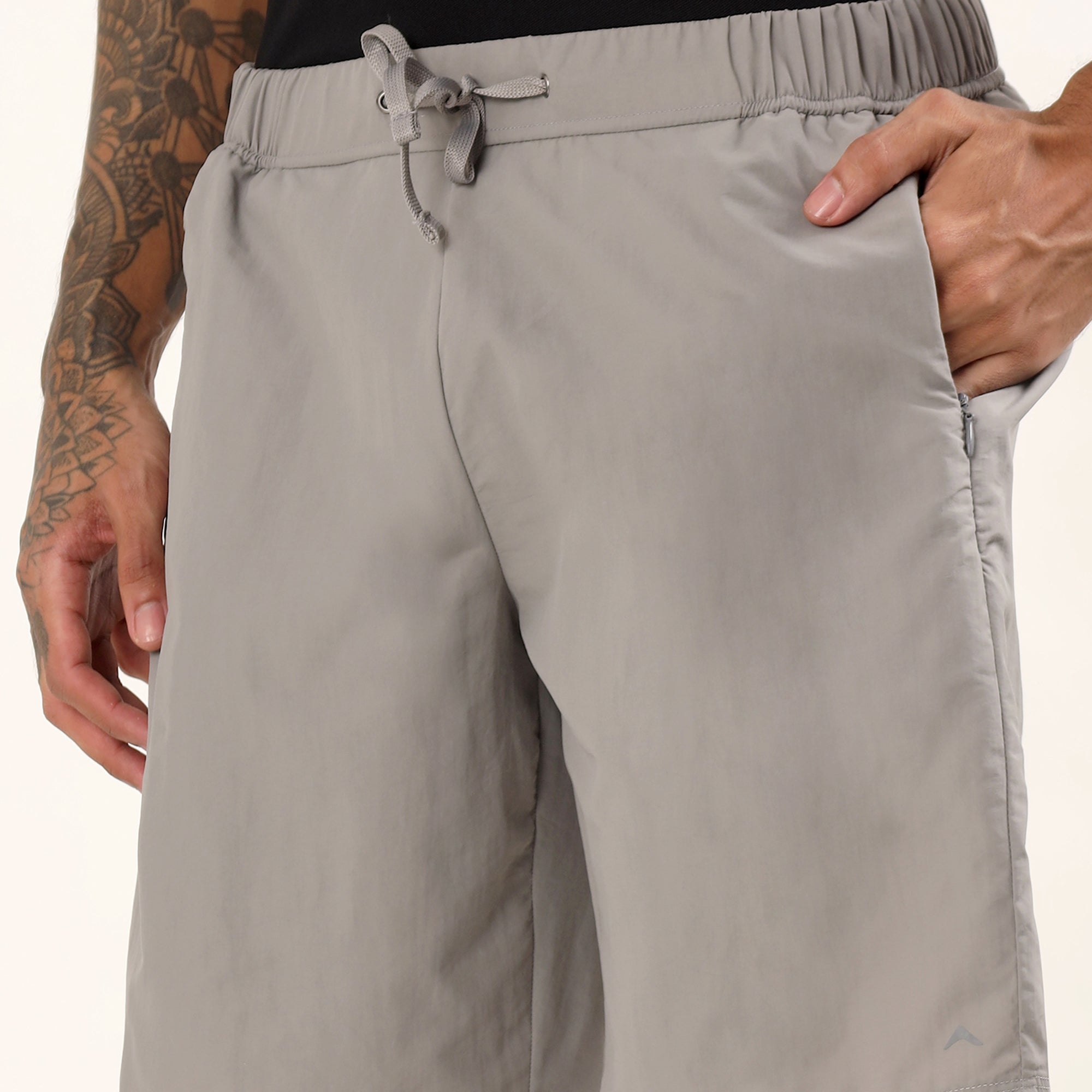 Adventra Running Shorts Lightweight, Quick-Dry | RS1000| Grey-thumbmail-6