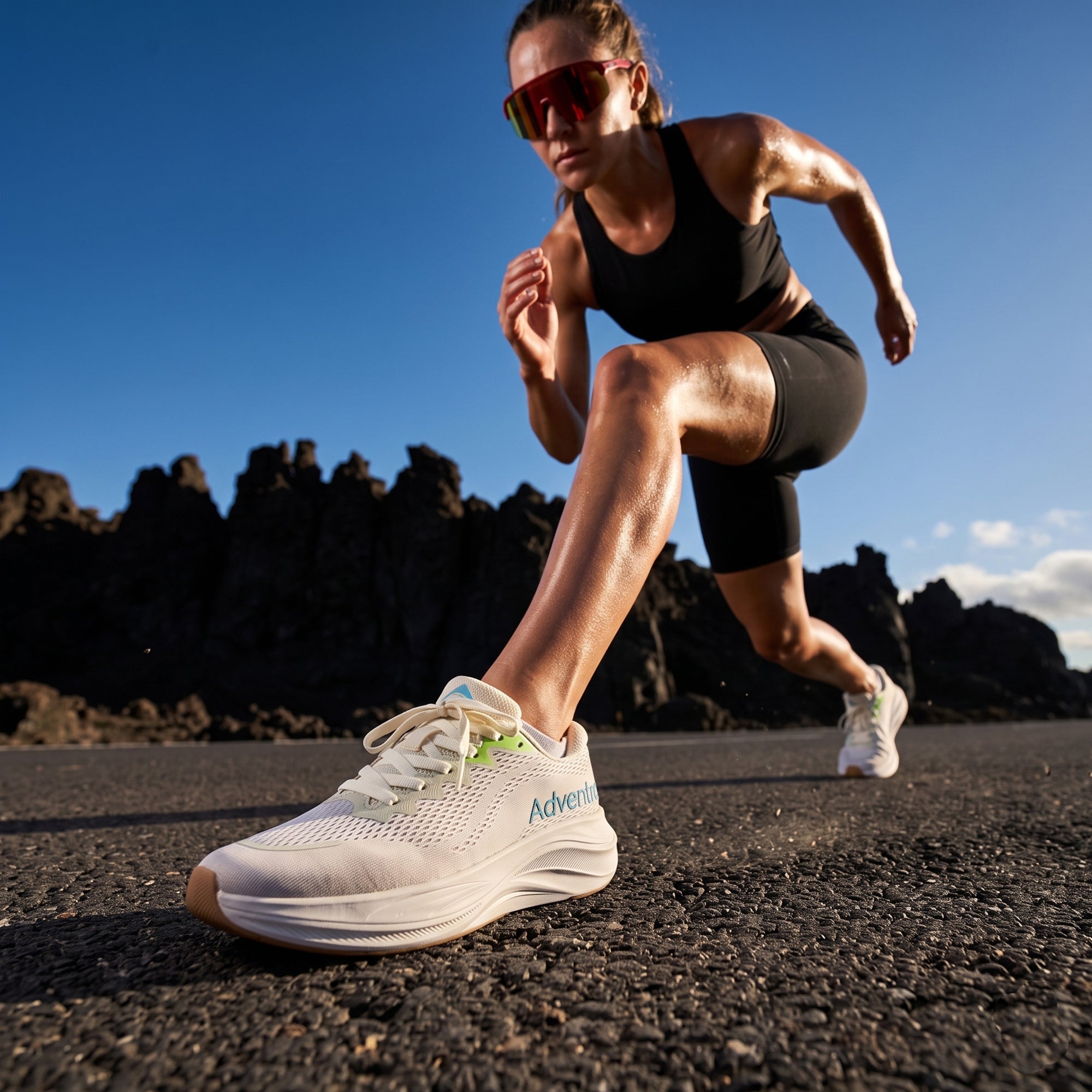 Running Shoes for Women- Lightweight Walking, Sports & Gym Shoes (RRX300) – White-thumbmail-3