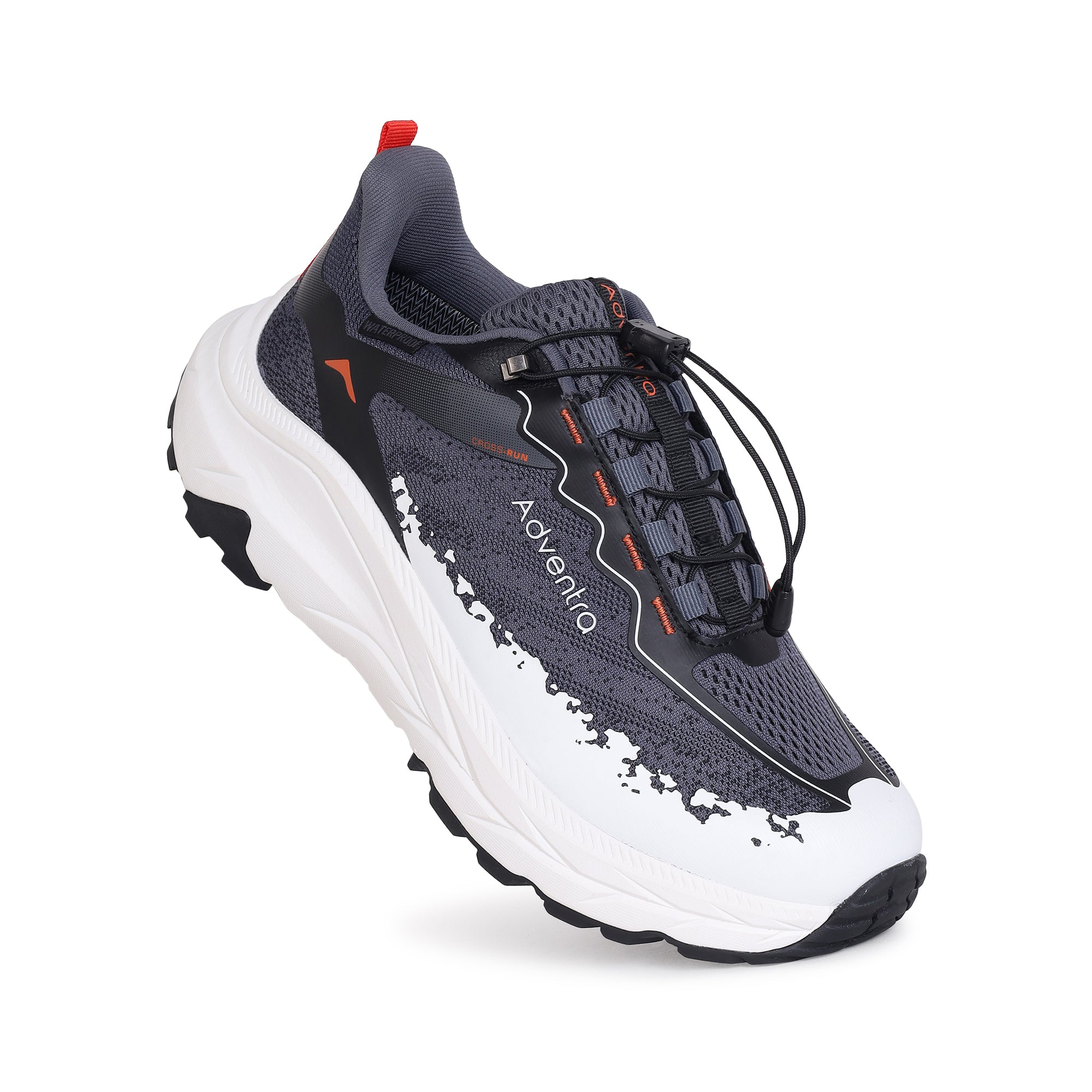 Waterproof Trail Running Ultra Grip Shoes, Quick-Lace (TR2014) – Navy-White-thumbmail-9