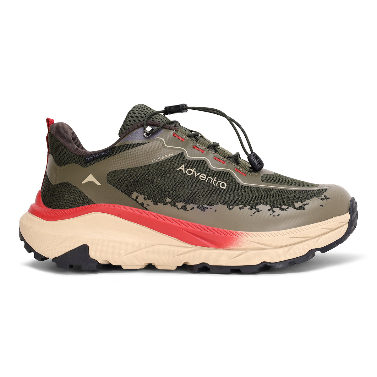 Waterproof Trail Running Ultra Grip Shoes, Quick-Lace (TR2014) – Green-thumbmail-5