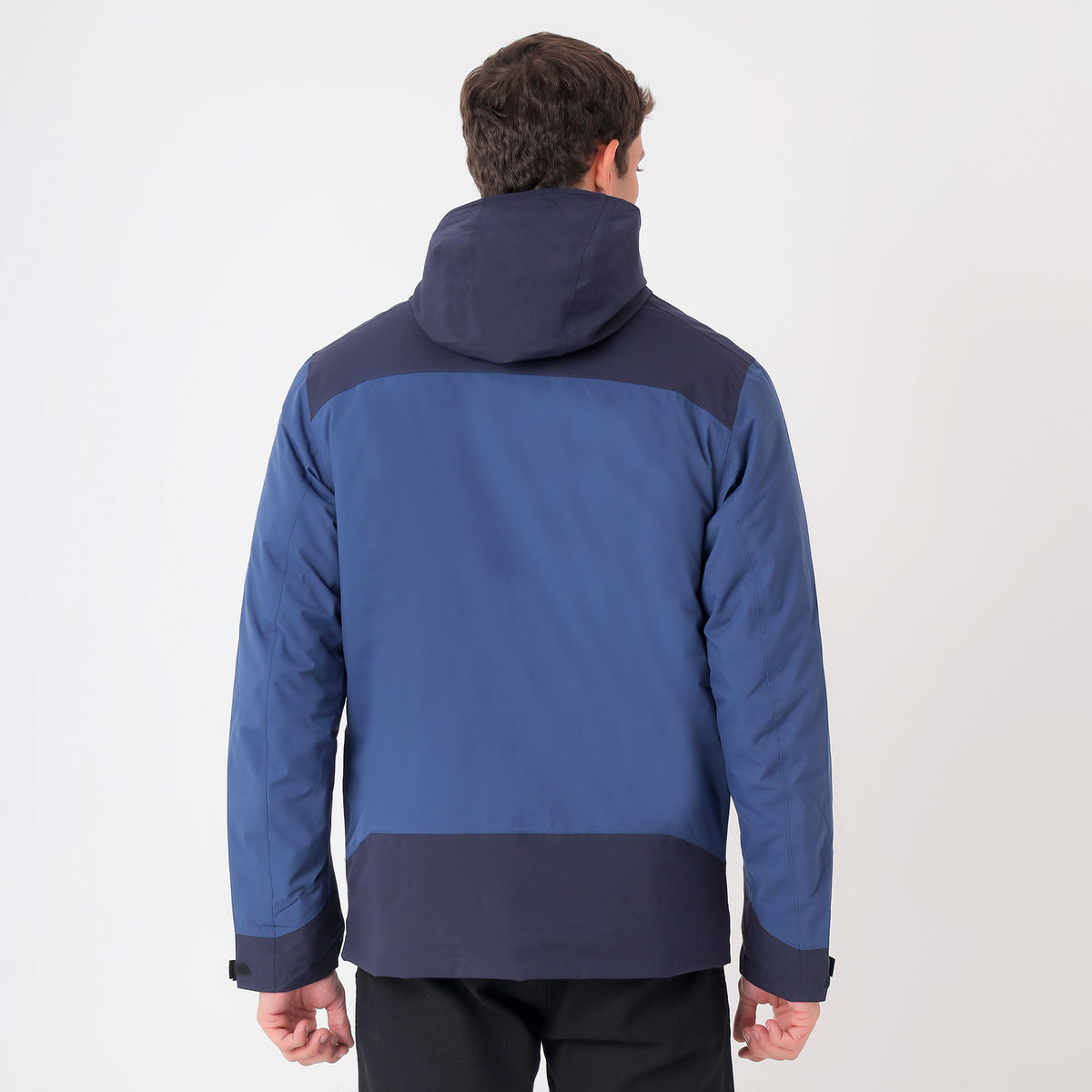 Waterproof Hooded Jacket with Pockets – Warm -10°C (ET1100) Blue-thumbmail-4