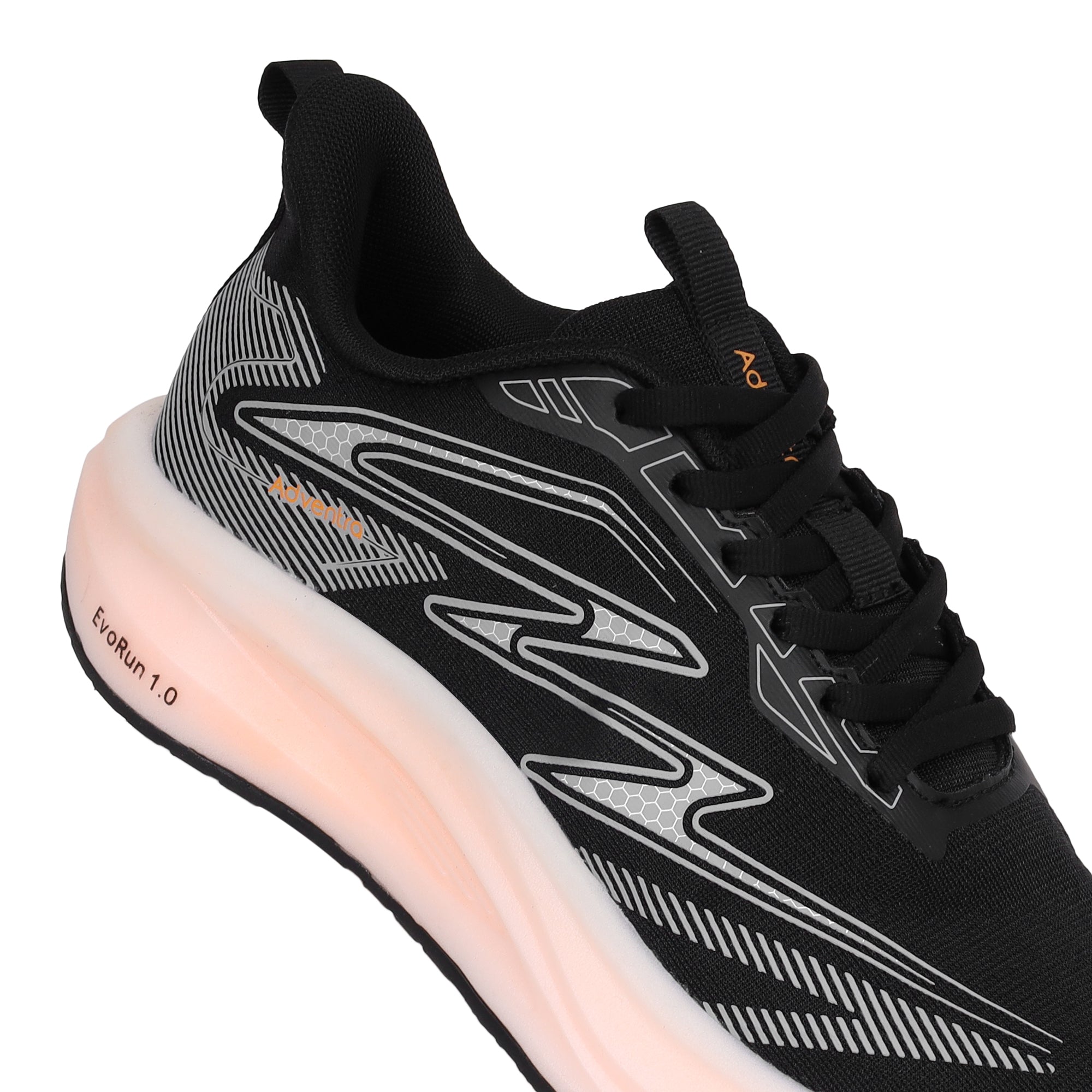 Lightweight Running Shoes for Walking, Sports & Gym (RR700) – Black-thumbmail-7