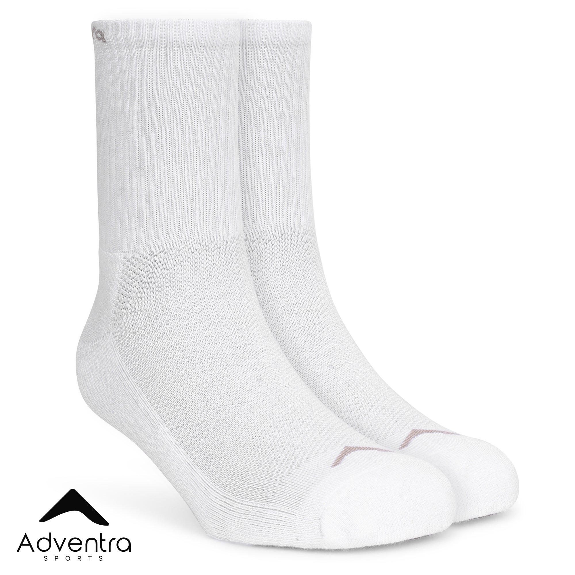 High Ankle Socks - Pack of 2 (ES500) - Olive and White-thumbmail-8