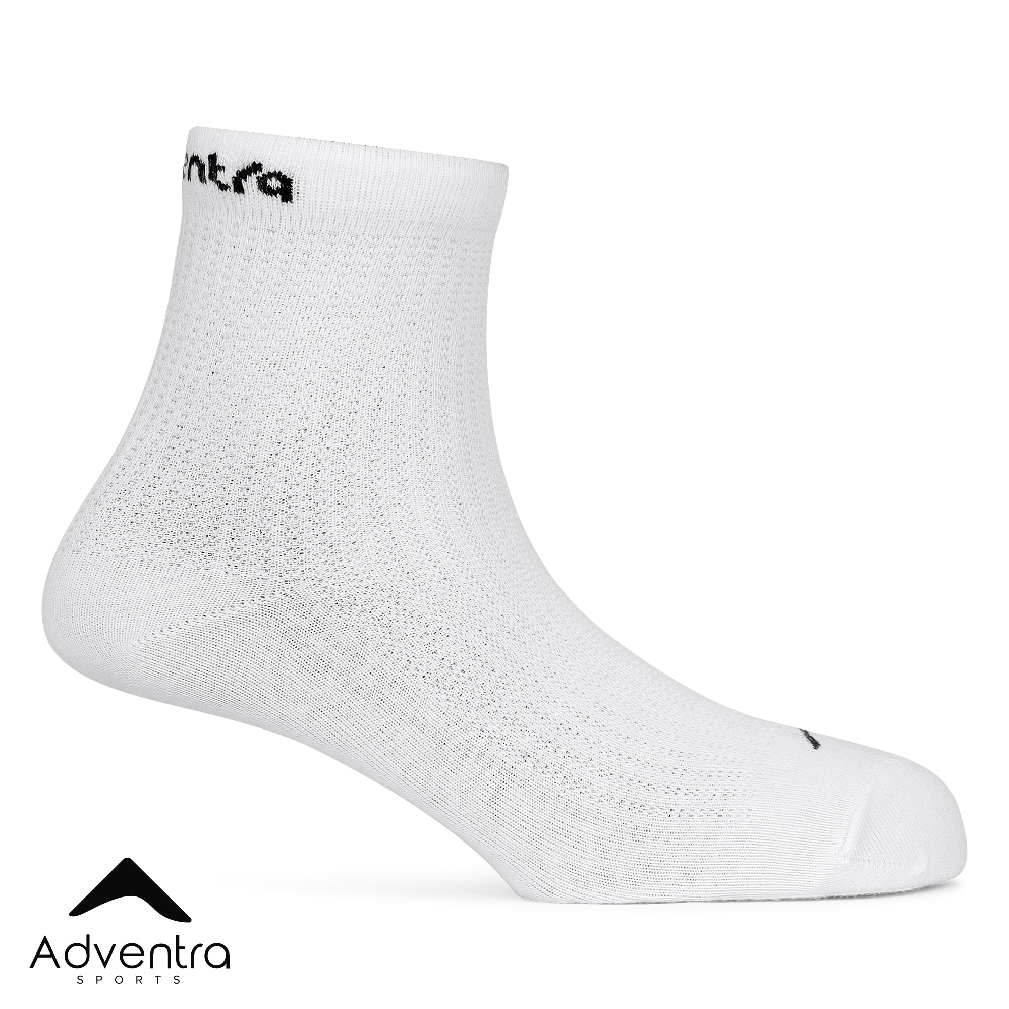 Mid Ankle Cotton Socks – Pack of 2 (ES700) – Black and White-thumbmail-7
