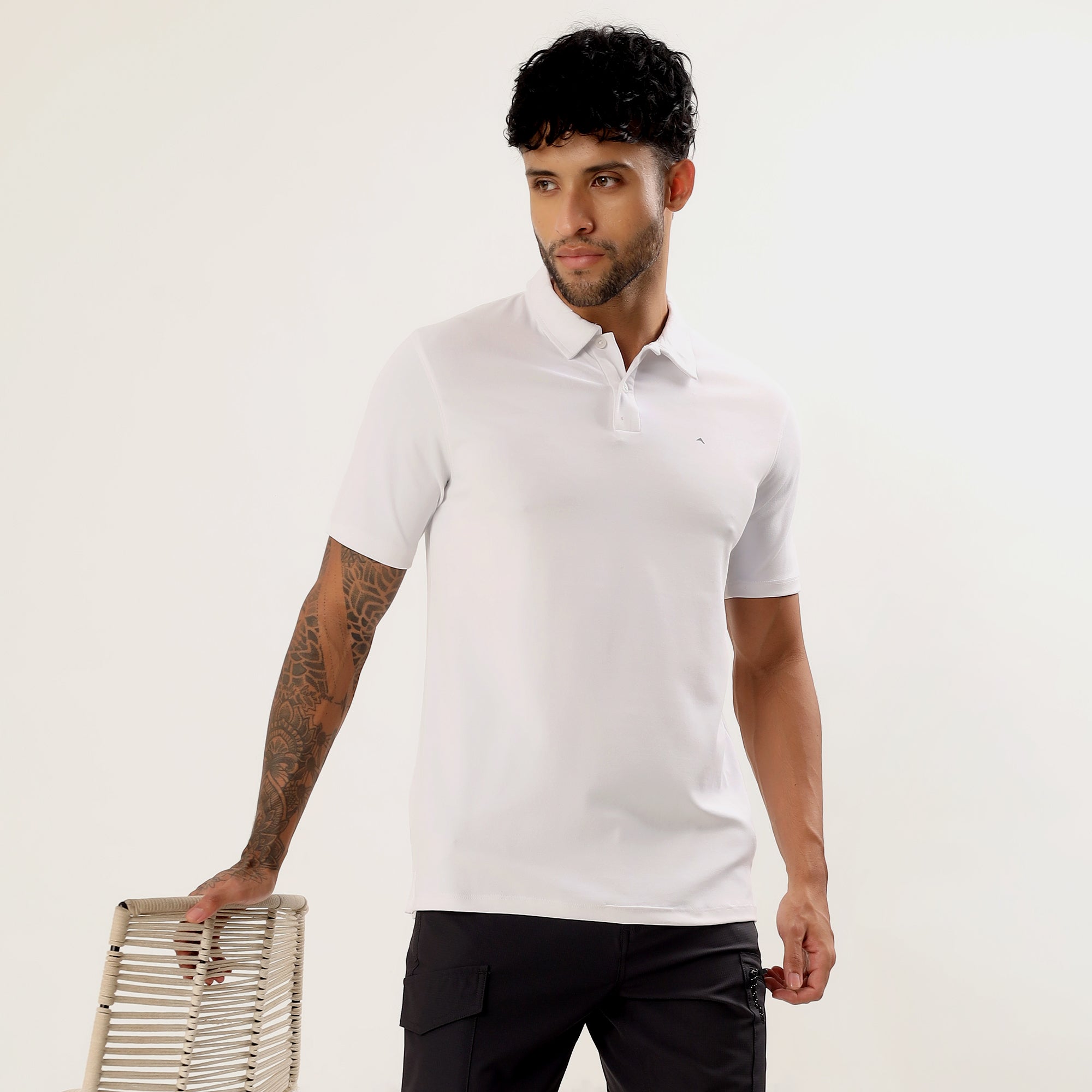 Polo T-Shirt Lightweight, Quick-Dry | ADP102 | White-thumbmail-7