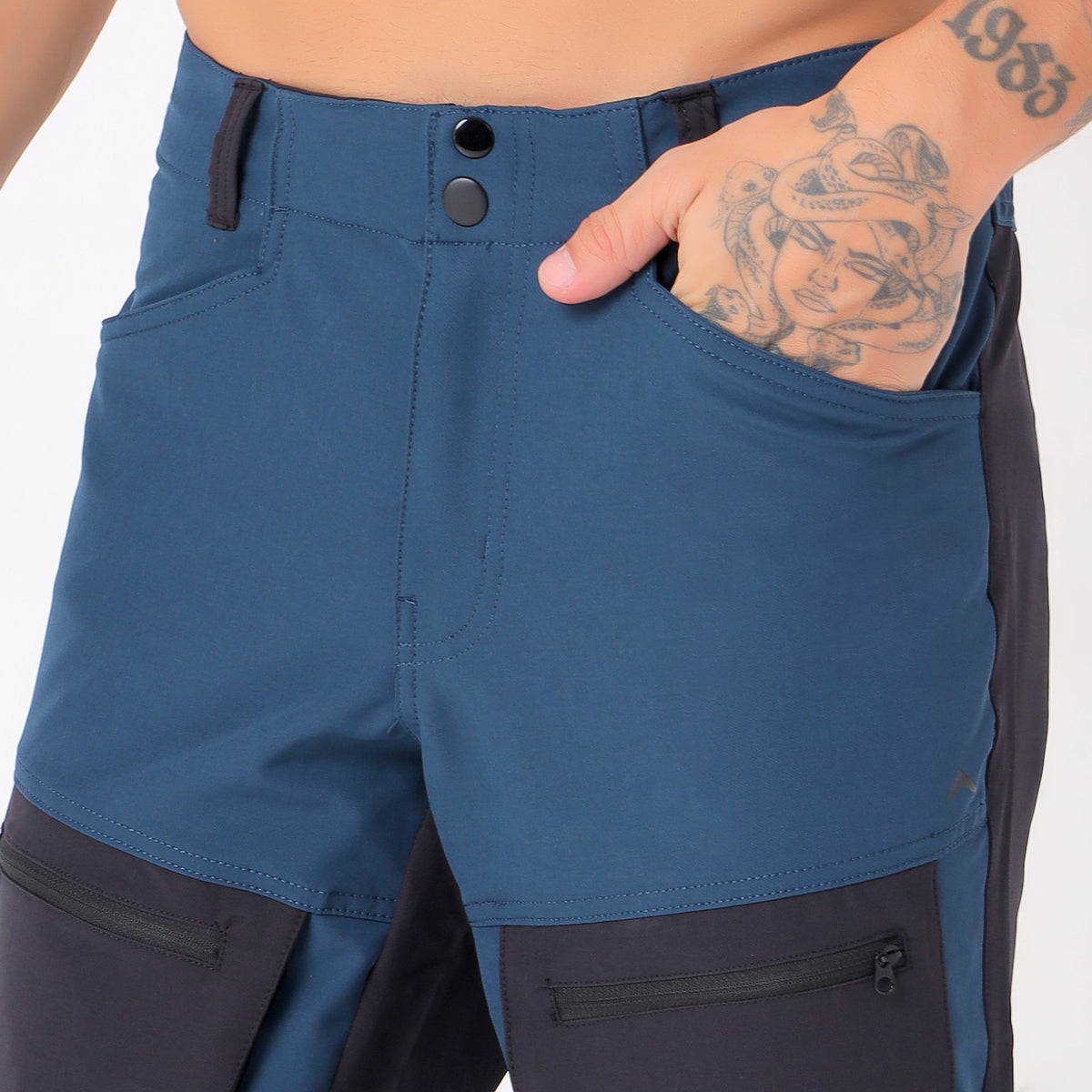 Water-Resistant Cargo Pants with 5 Pockets – EH1101 Blue-thumbmail-3
