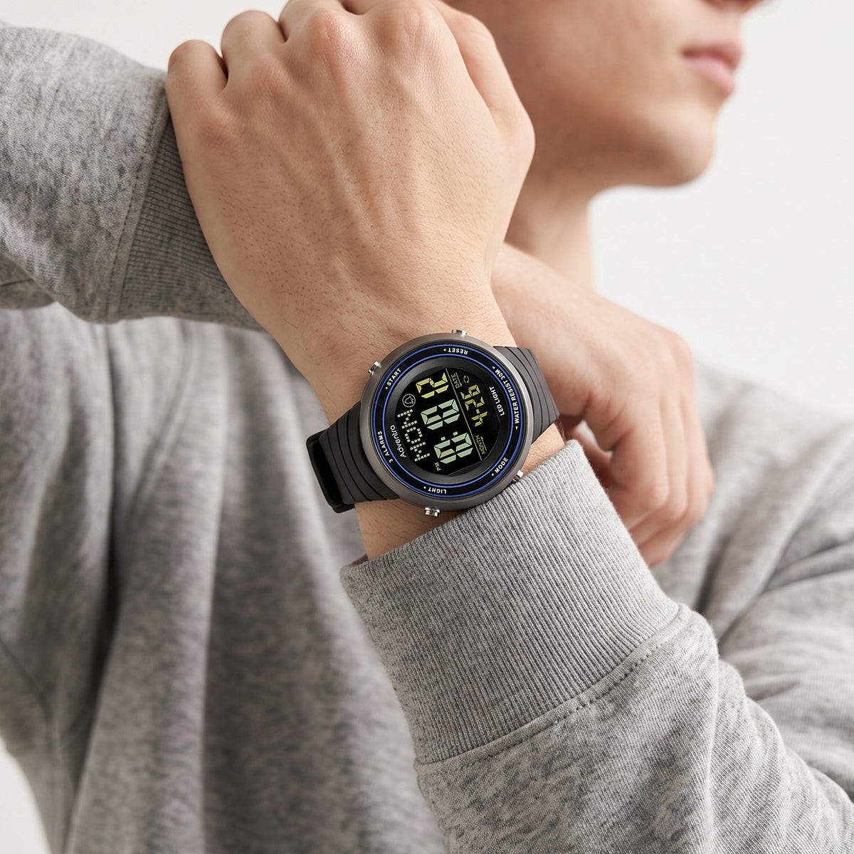 Adventra Outdoor Adventure Digital Sports Watch | Black | ADW100-thumbmail-2