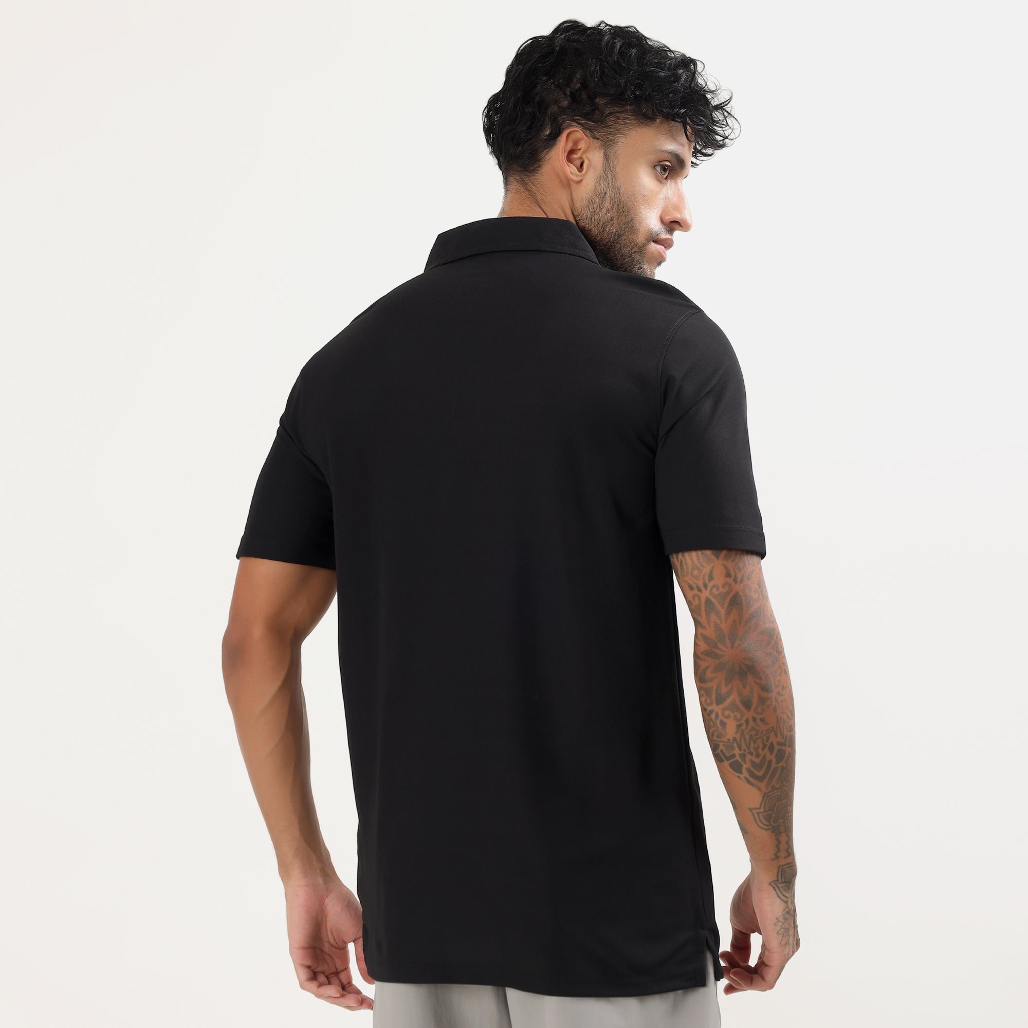 Polo T-Shirt Lightweight, Quick-Dry | ADP101 | Black-thumbmail-7