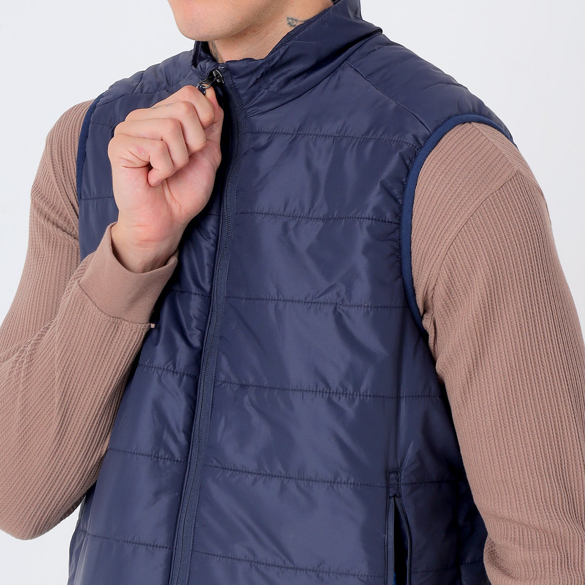 Men's Lightweight Packable Jacket - Water-Repellent (WH200) – Navy-thumbmail-5