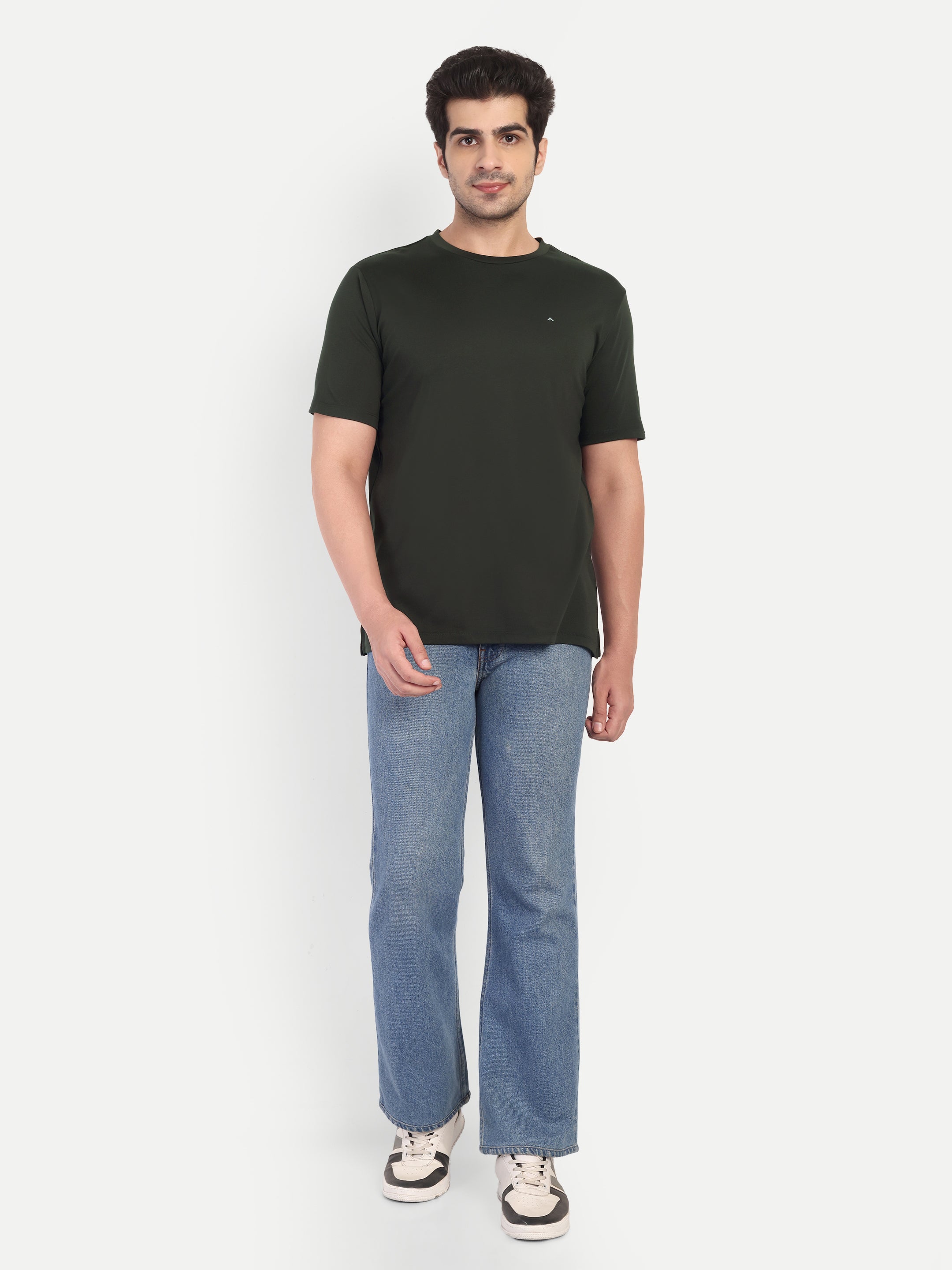 Adventra Elite Round Neck Tee AER100 (Olive)-thumbmail-2