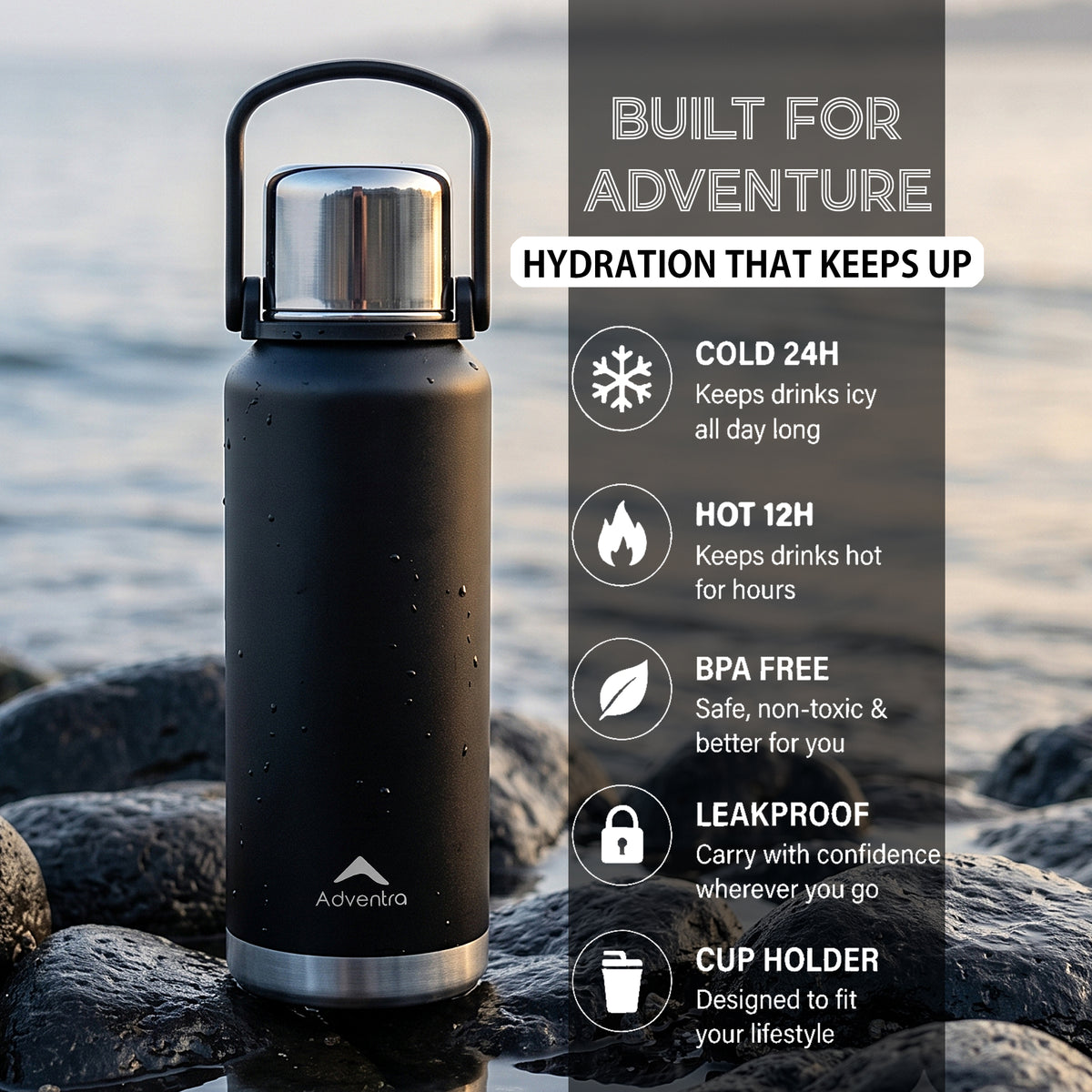 Adventra Trail Hydration Water Bottle 1.5 Litre – Black – BT100-thumbmail-3