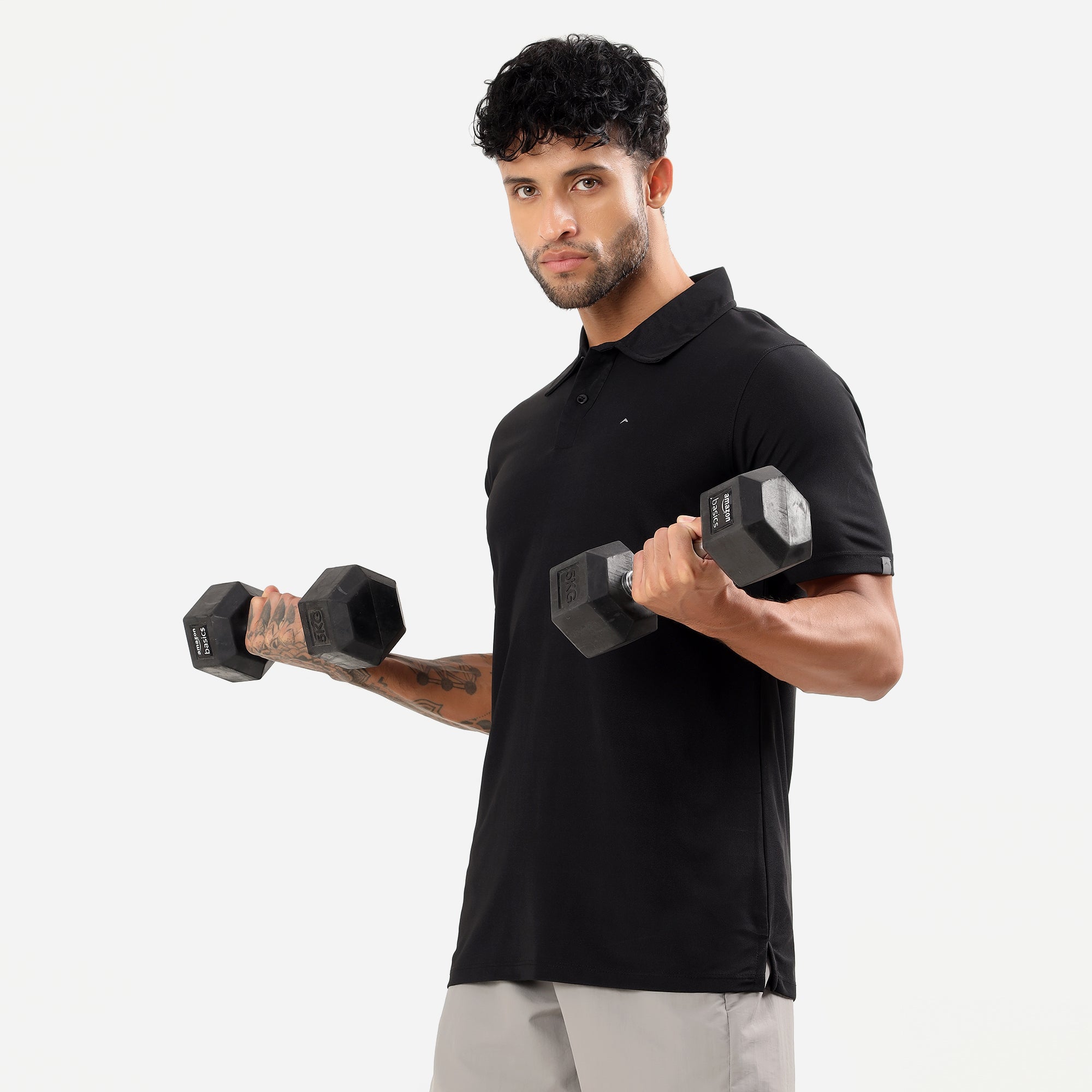 Polo T-Shirt Lightweight, Quick-Dry | ADP101 | Black-thumbmail-8