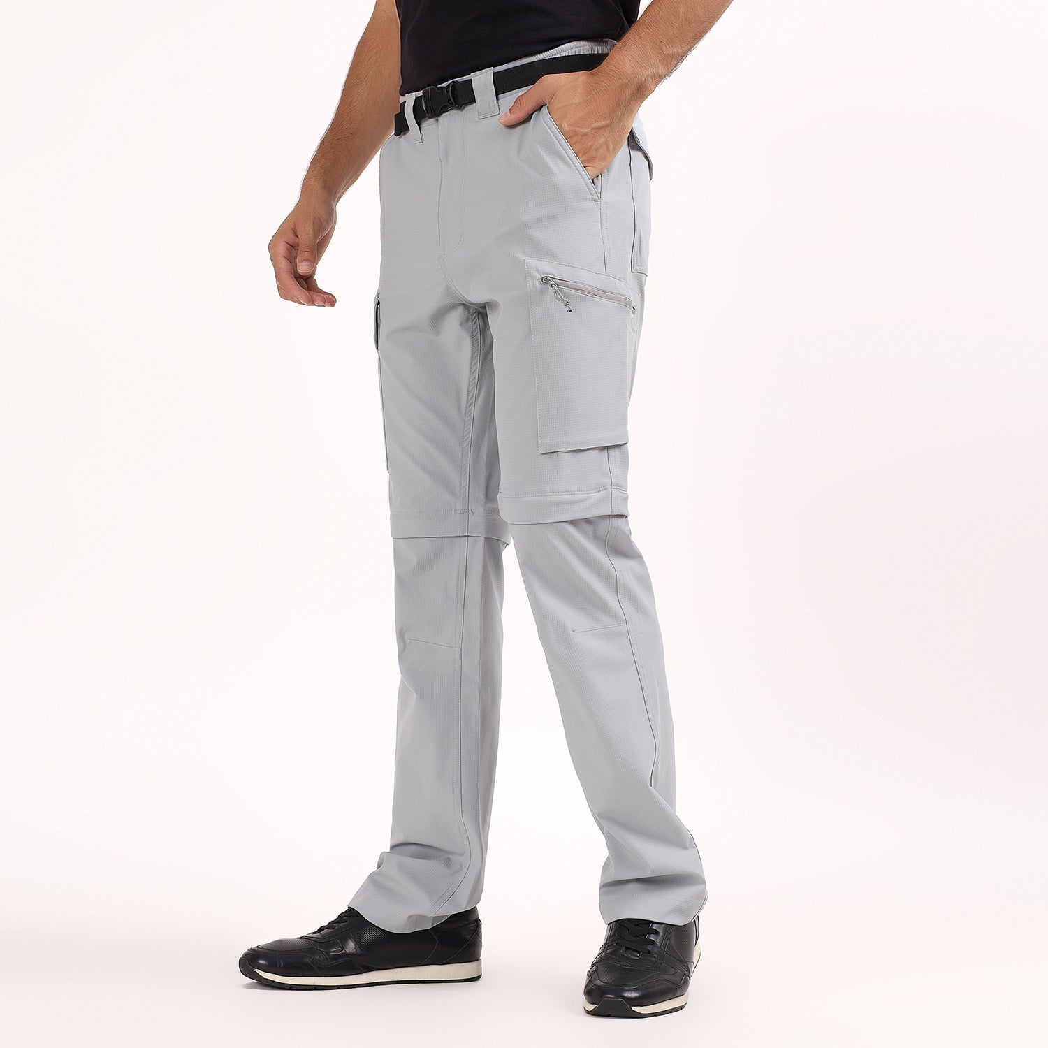 Convertible Cargo Pant Lightweight, Multi-Pocket | AS1000 | Grey-thumbmail-9