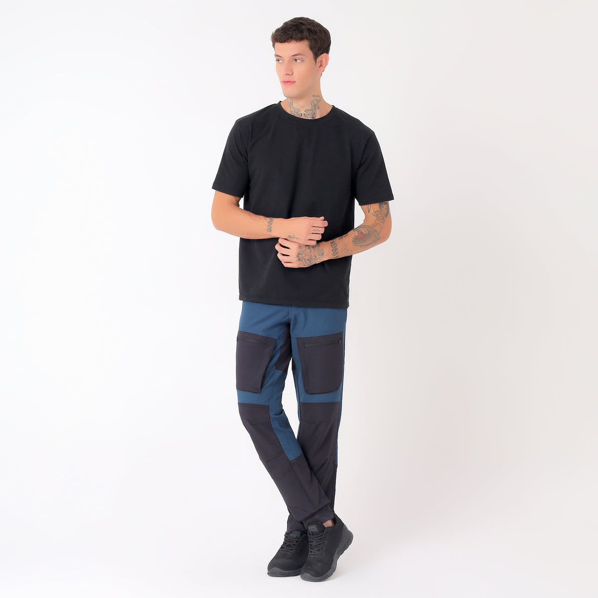 Water-Resistant Cargo Pants with 5 Pockets – EH1101 Blue-thumbmail-7