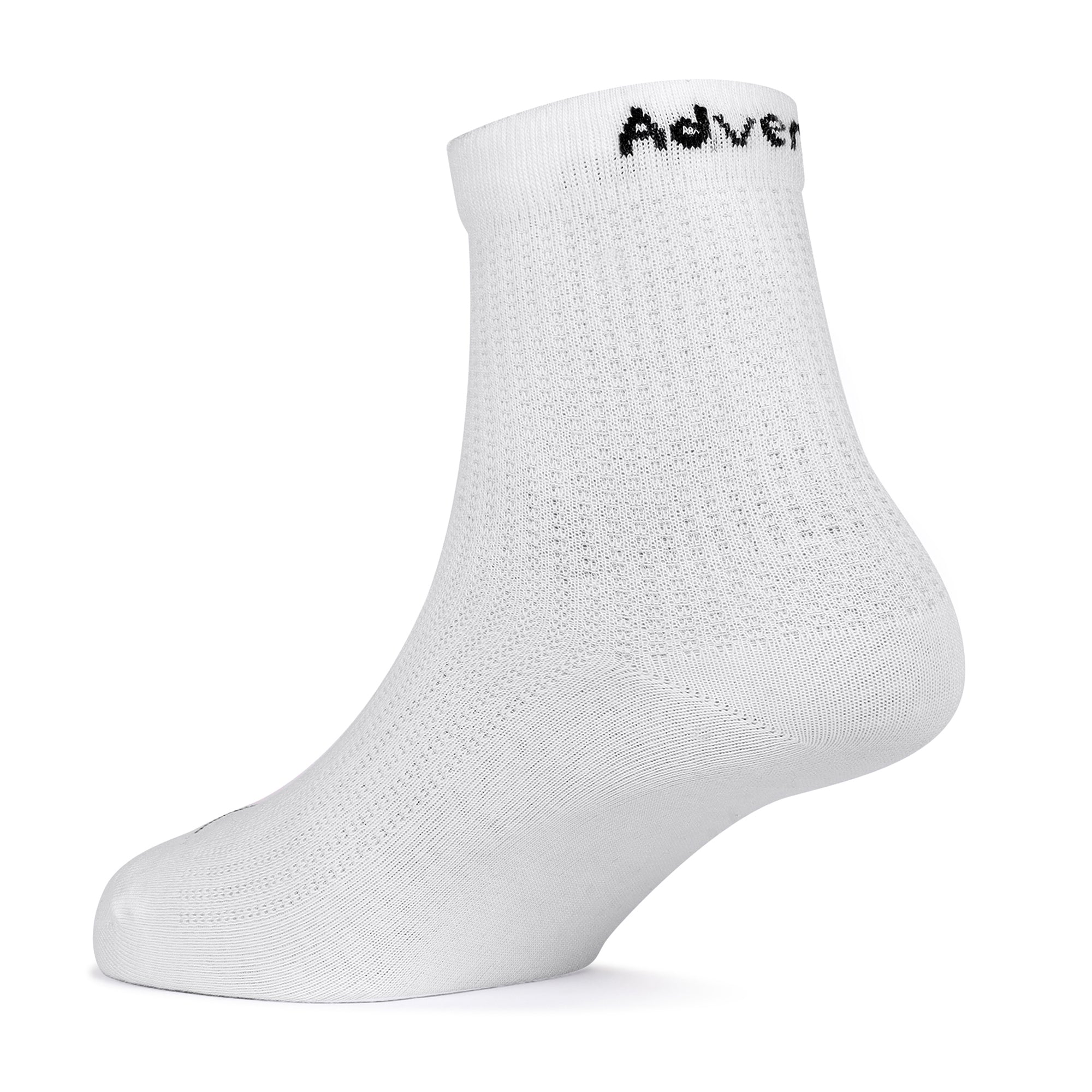 Mid Ankle Cotton Socks – Pack of 2 (ES700) – Black and White-thumbmail-8