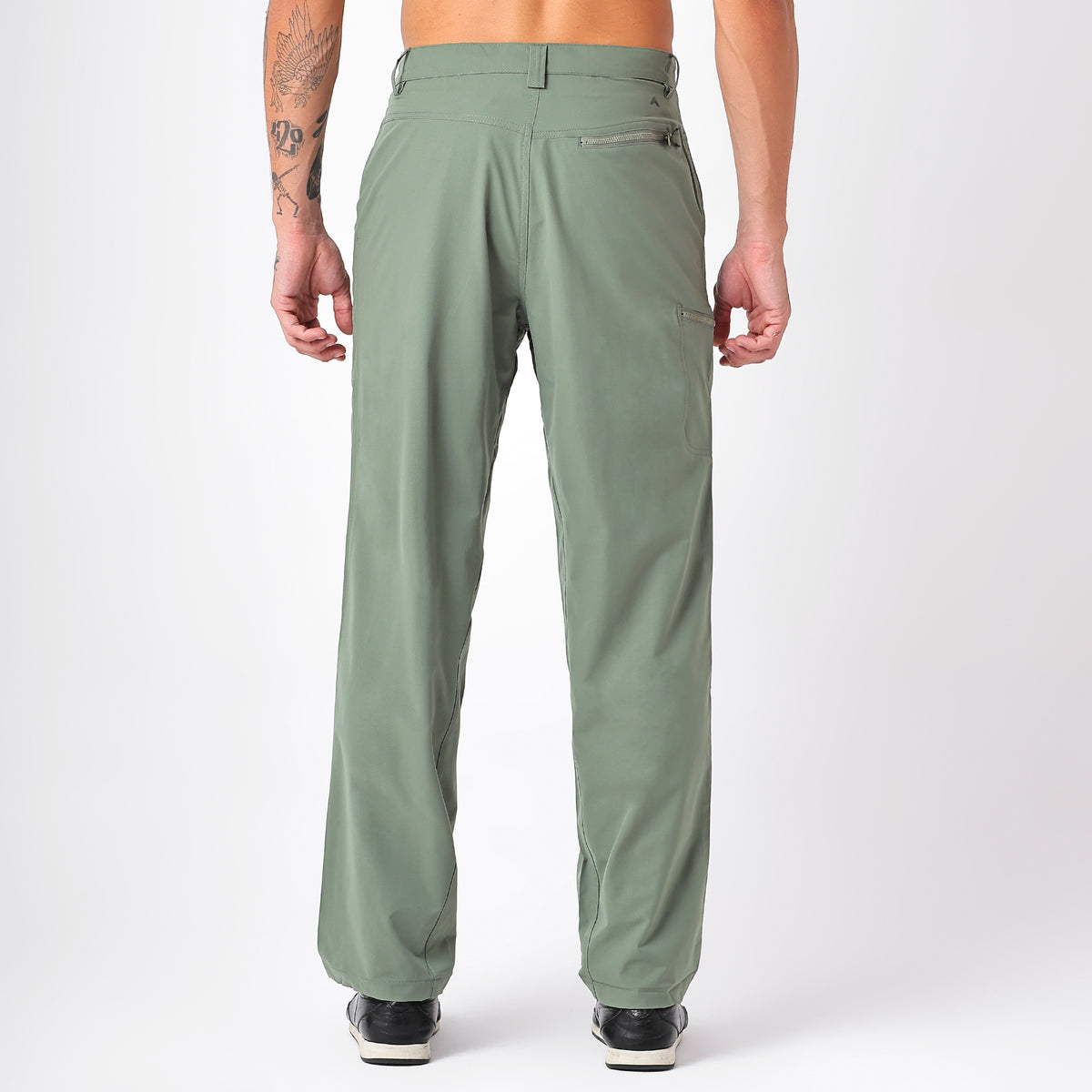 Men's Lightweight Cargo Pants with Zipper Pockets (EH910) - Olive-thumbmail-7