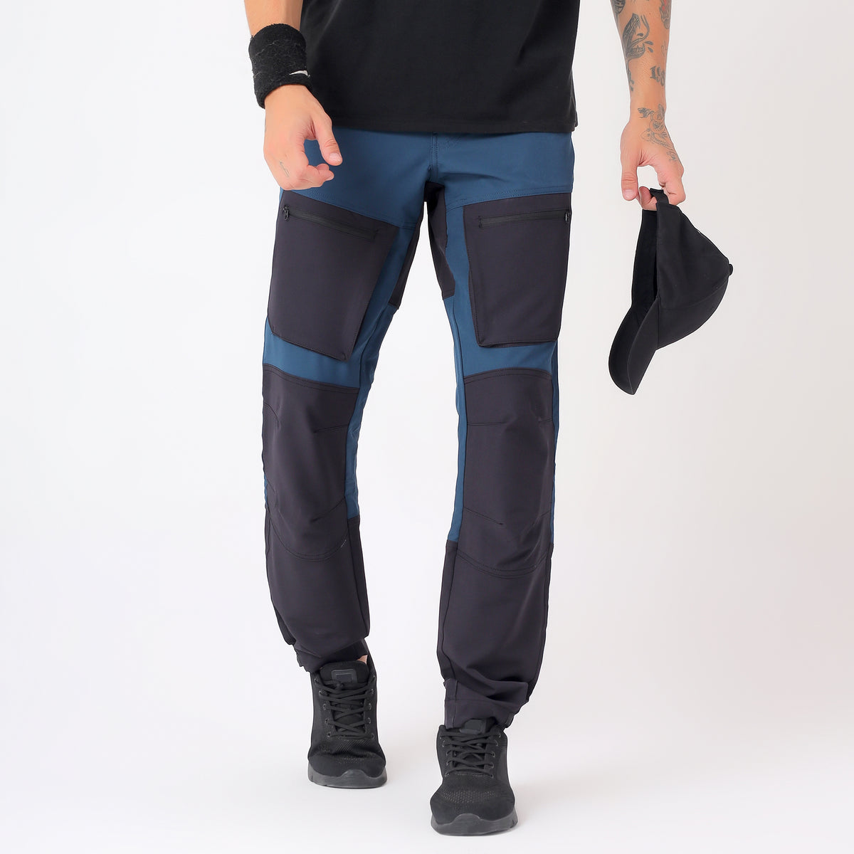 Water-Resistant Cargo Pants with 5 Pockets – EH1101 Blue-thumbmail-8