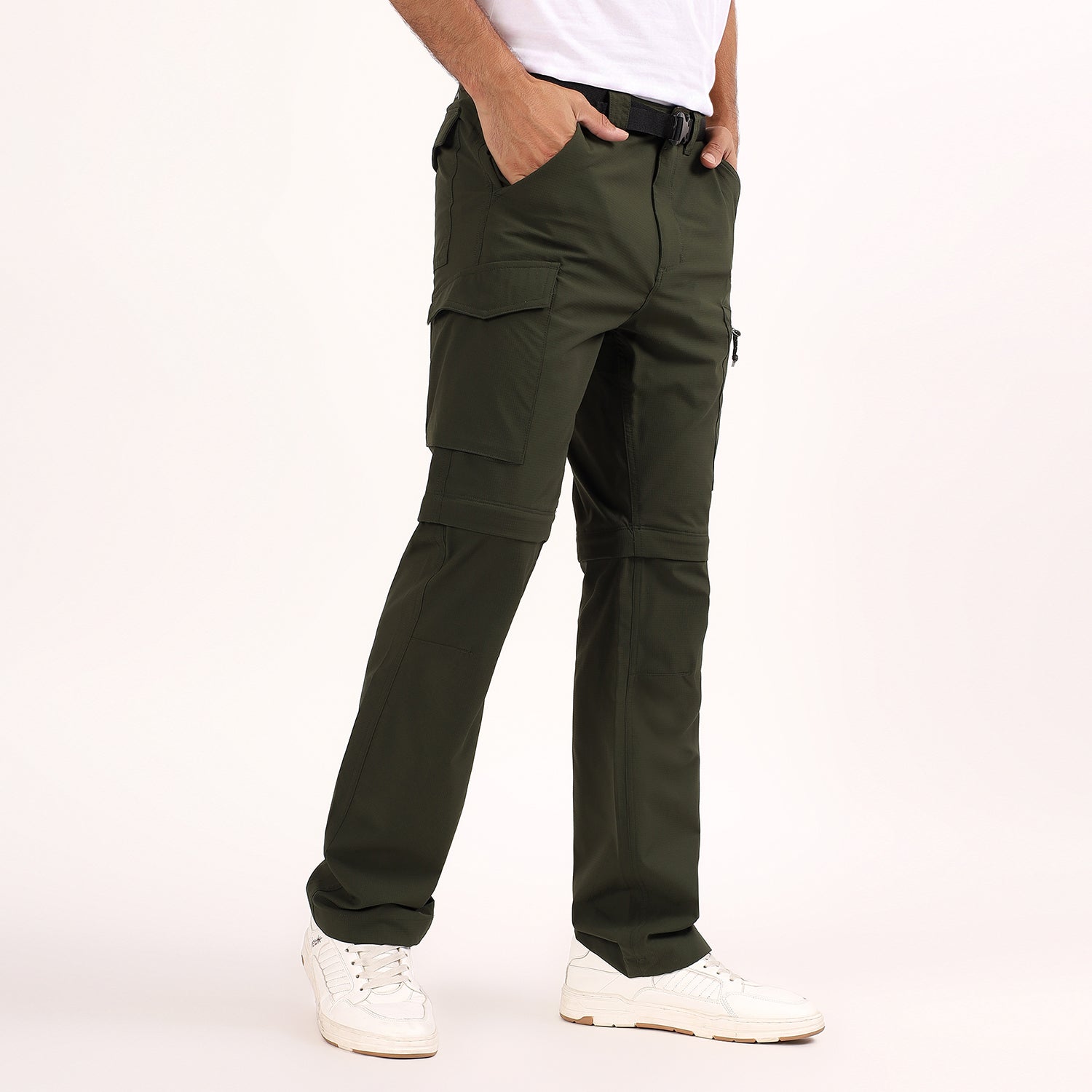 Convertible Cargo Pant Lightweight, Multi-Pocket | AS1000 | Olive-thumbmail-9