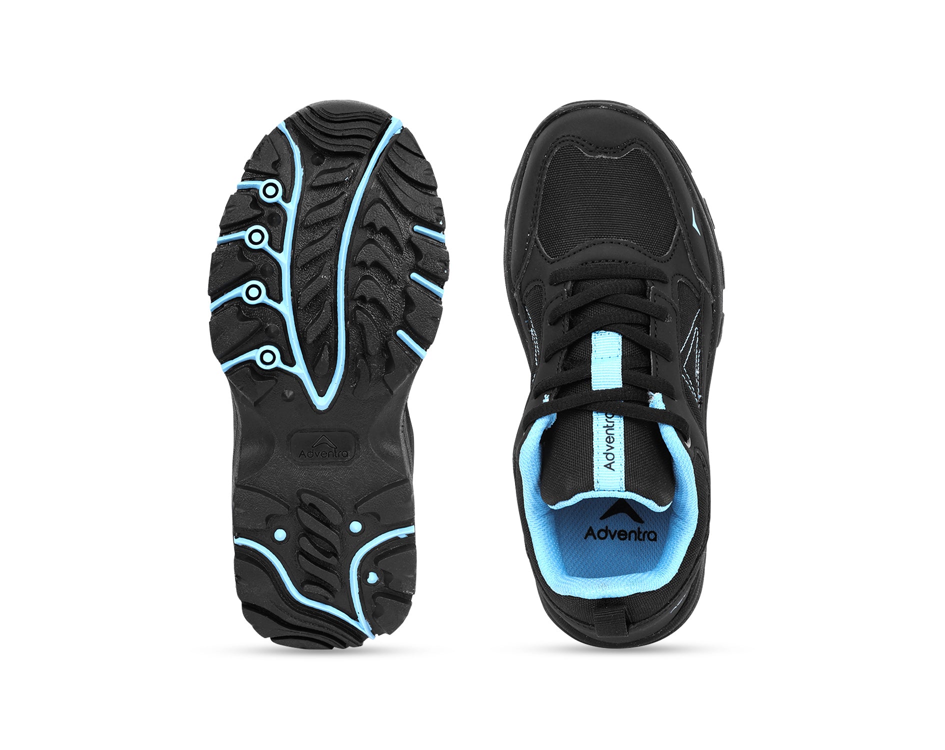 Kids Low-Top Hiking Shoes with Anti-Skid Rubber Sole (EH500) Black-thumbmail-8