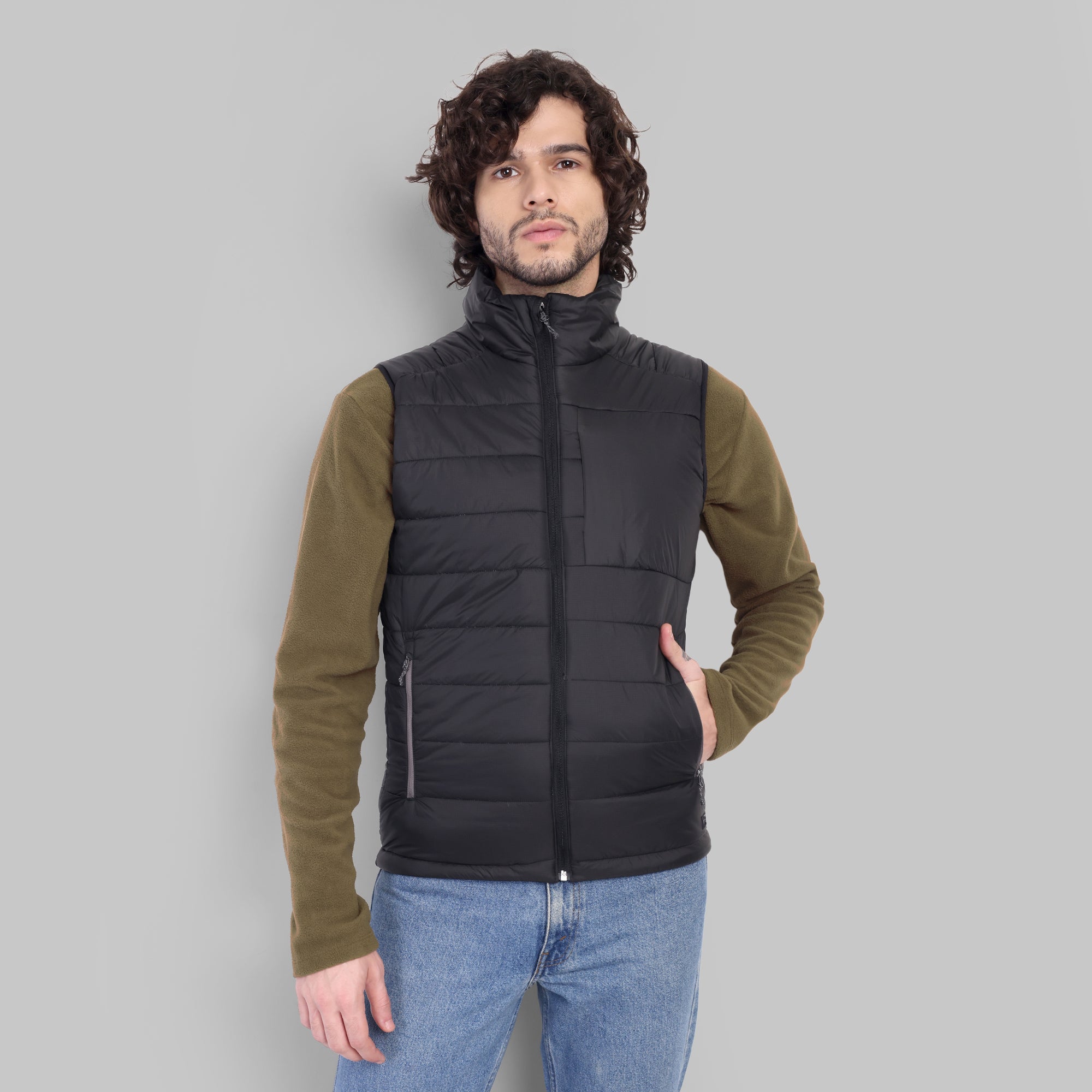 Lightweight Packable Jacket - Water-Repellent (WH1000) – Black-thumbmail-2
