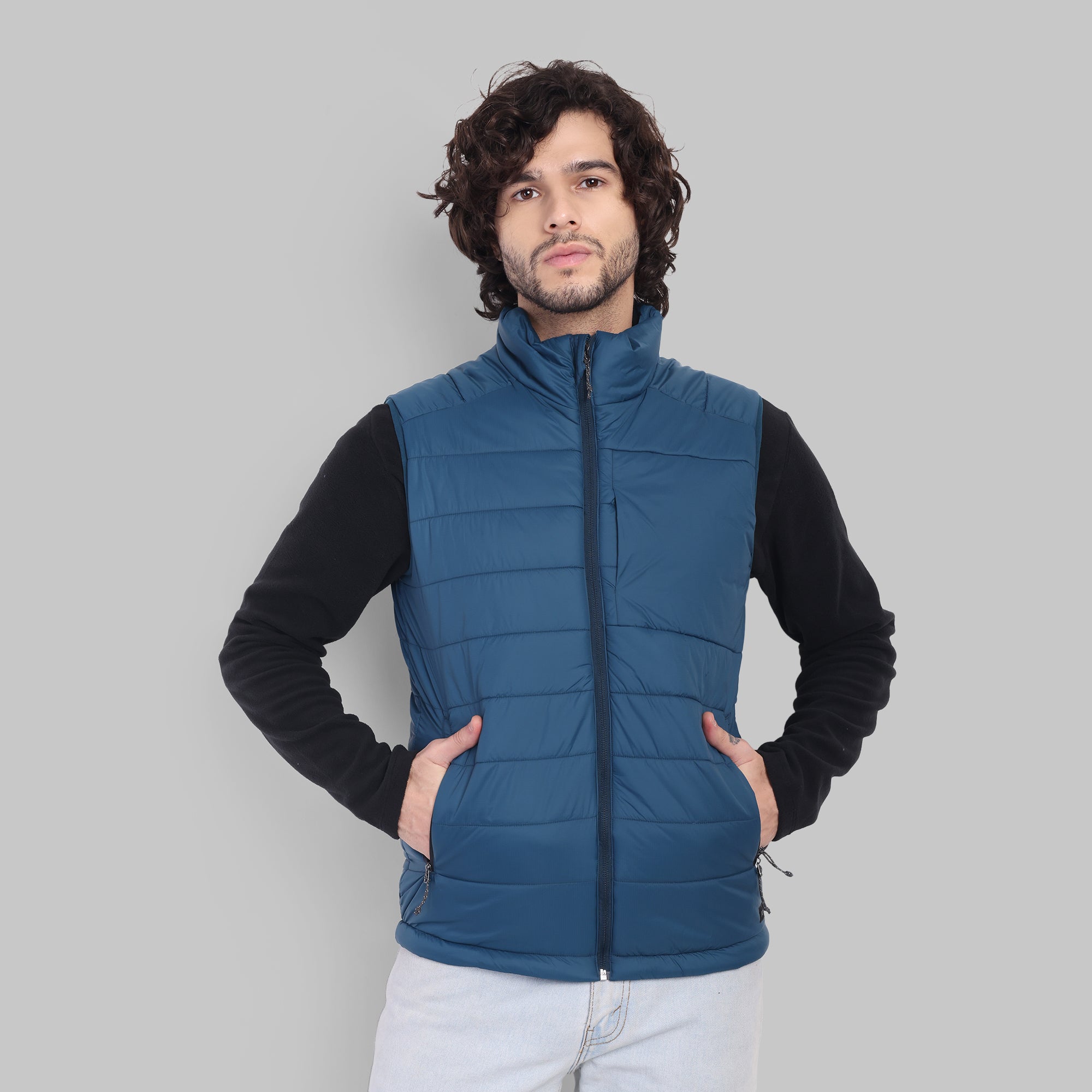 Lightweight Packable Jacket - Water-Repellent (WH1000) – Teal Blue-thumbmail-3