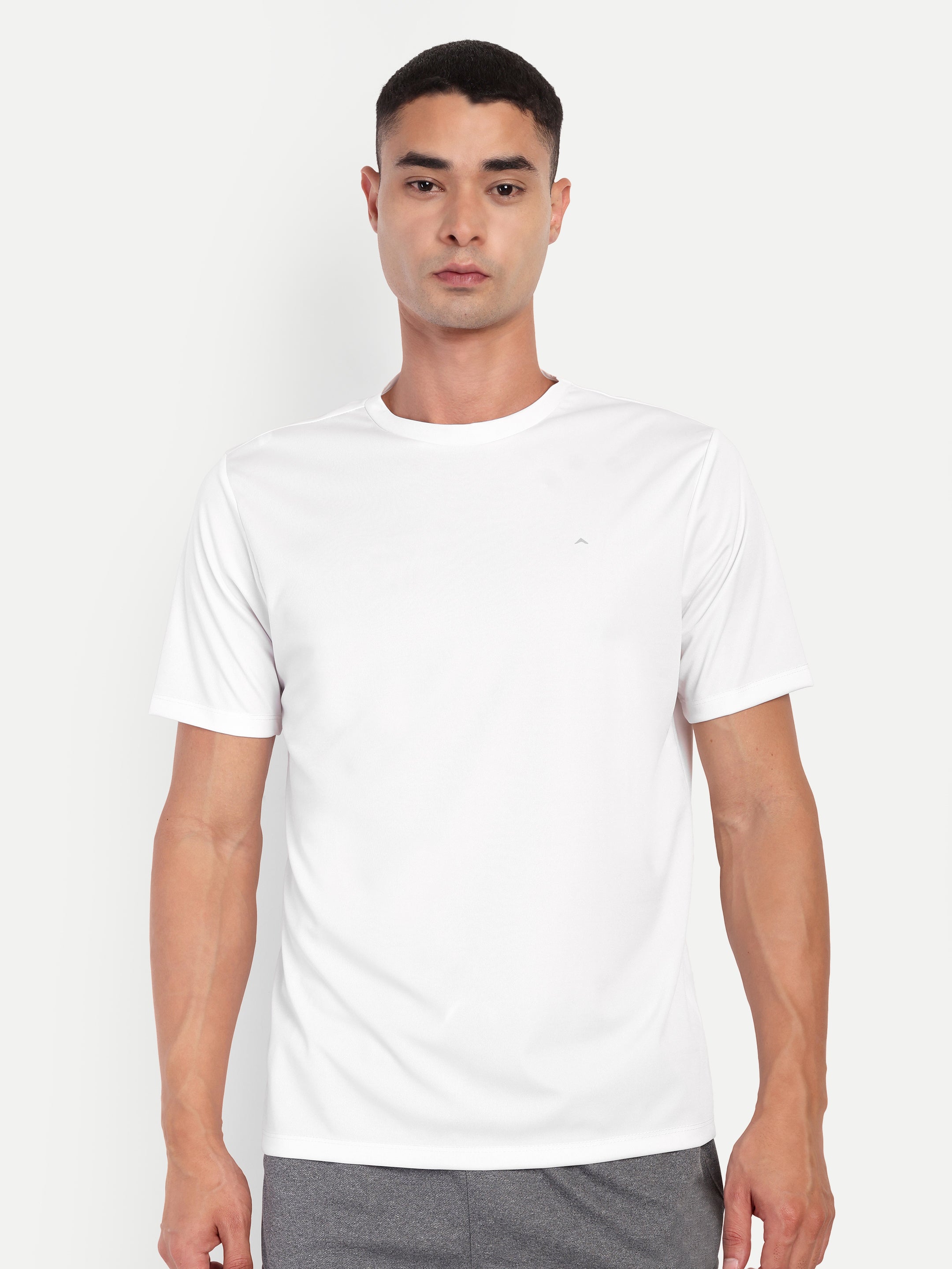 Adventra Basic Round Neck Tee ART103 (White)-thumbmail-3