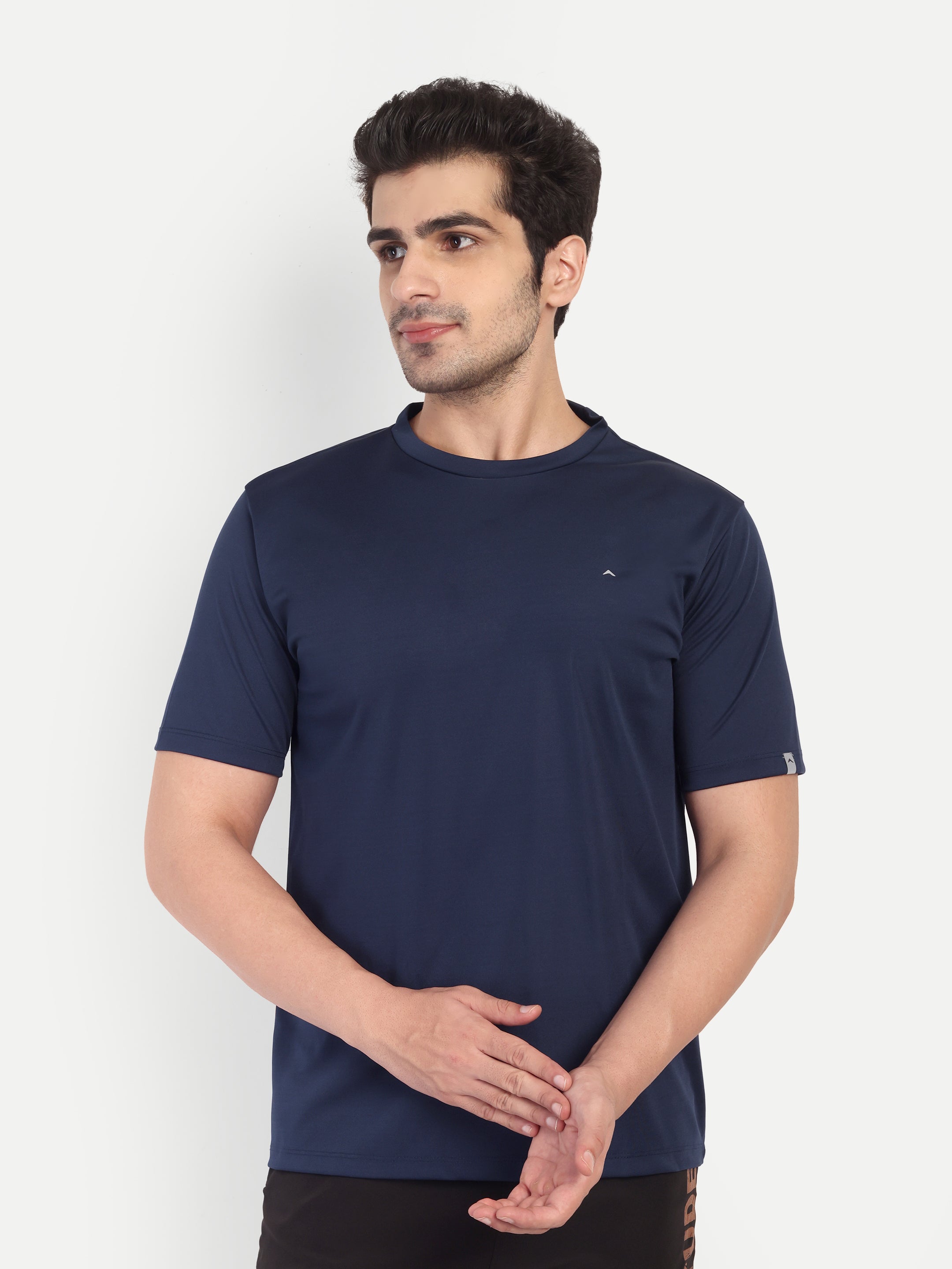 Adventra Basic Round Neck Tee ART103 (Navy)-thumbmail-3