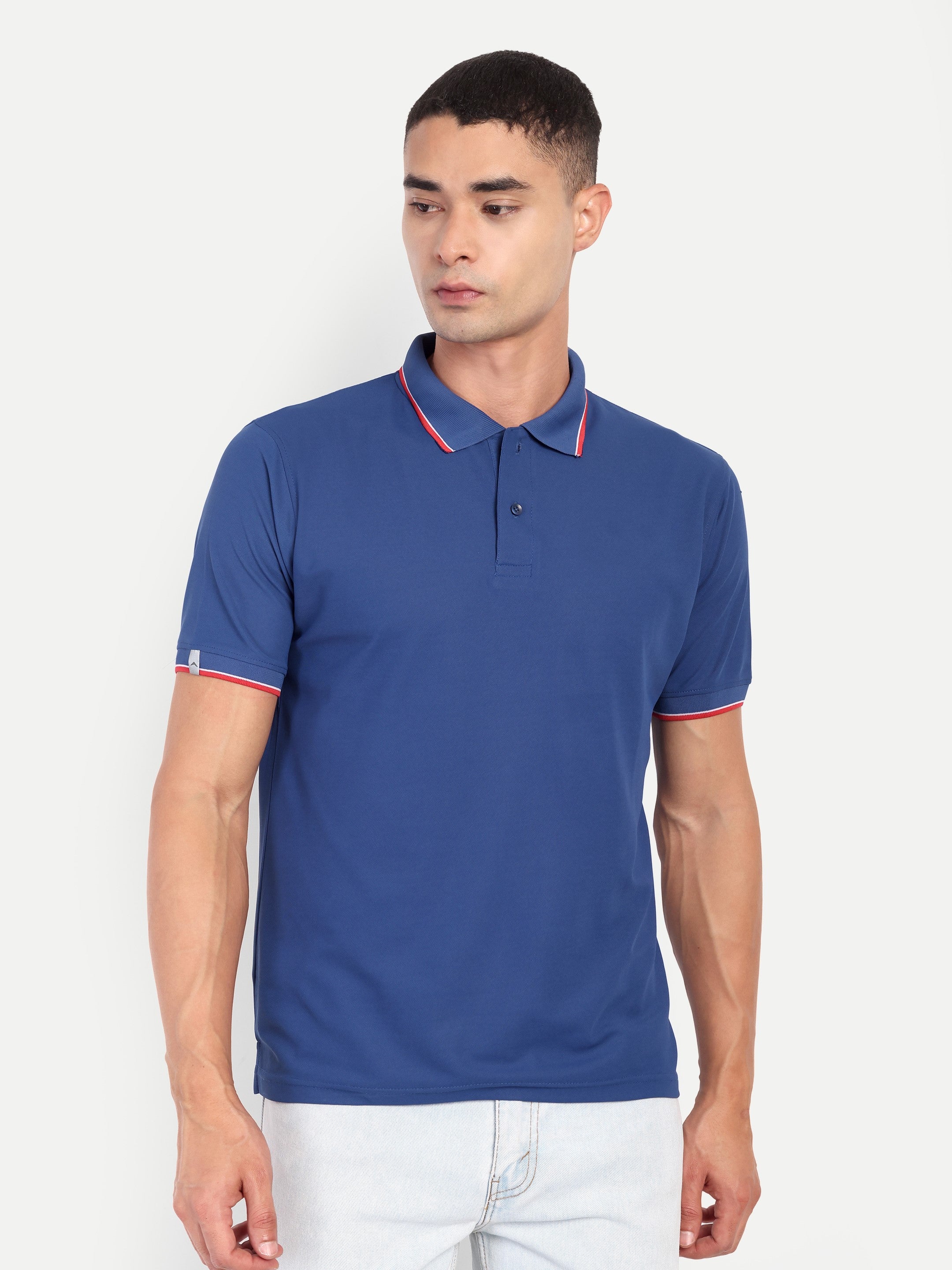 Adventra Polo Half Sleeve Tshirt ADP100 (Dark Blue)-thumbmail-3