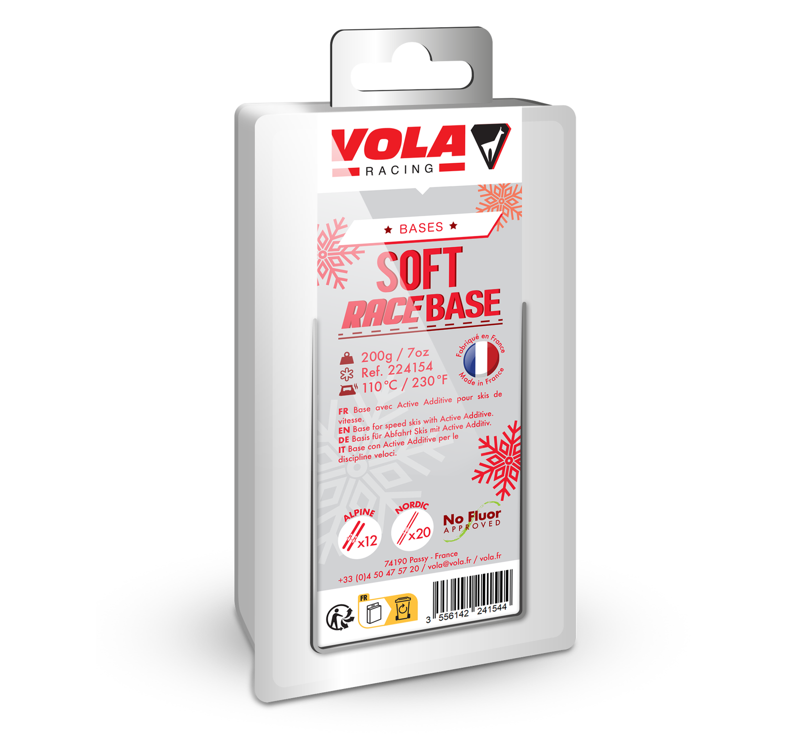 Soft LM Race - Ski Base Wax 200g / No Fluor
