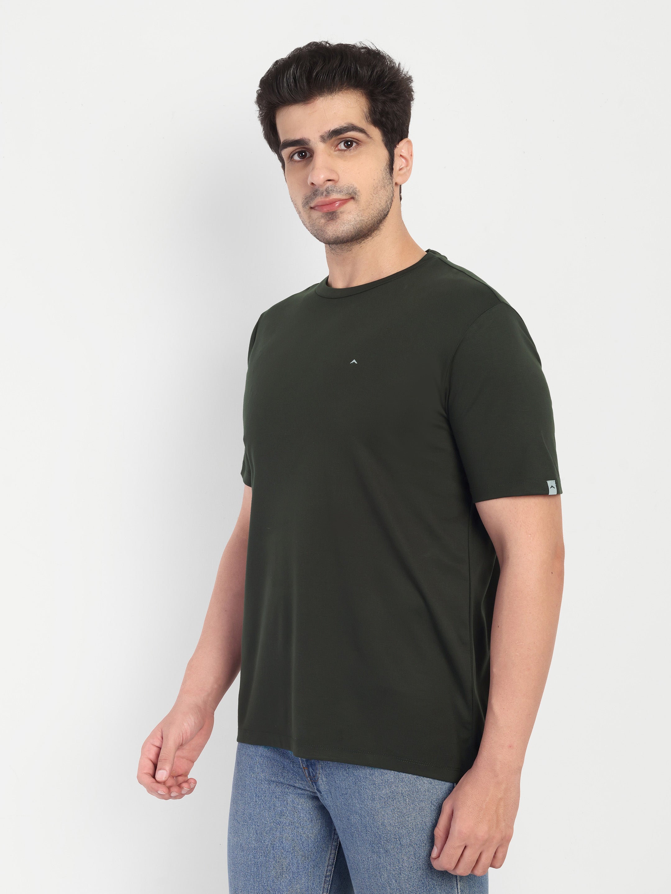 Adventra Elite Round Neck Tee AER100 (Olive)-thumbmail-4