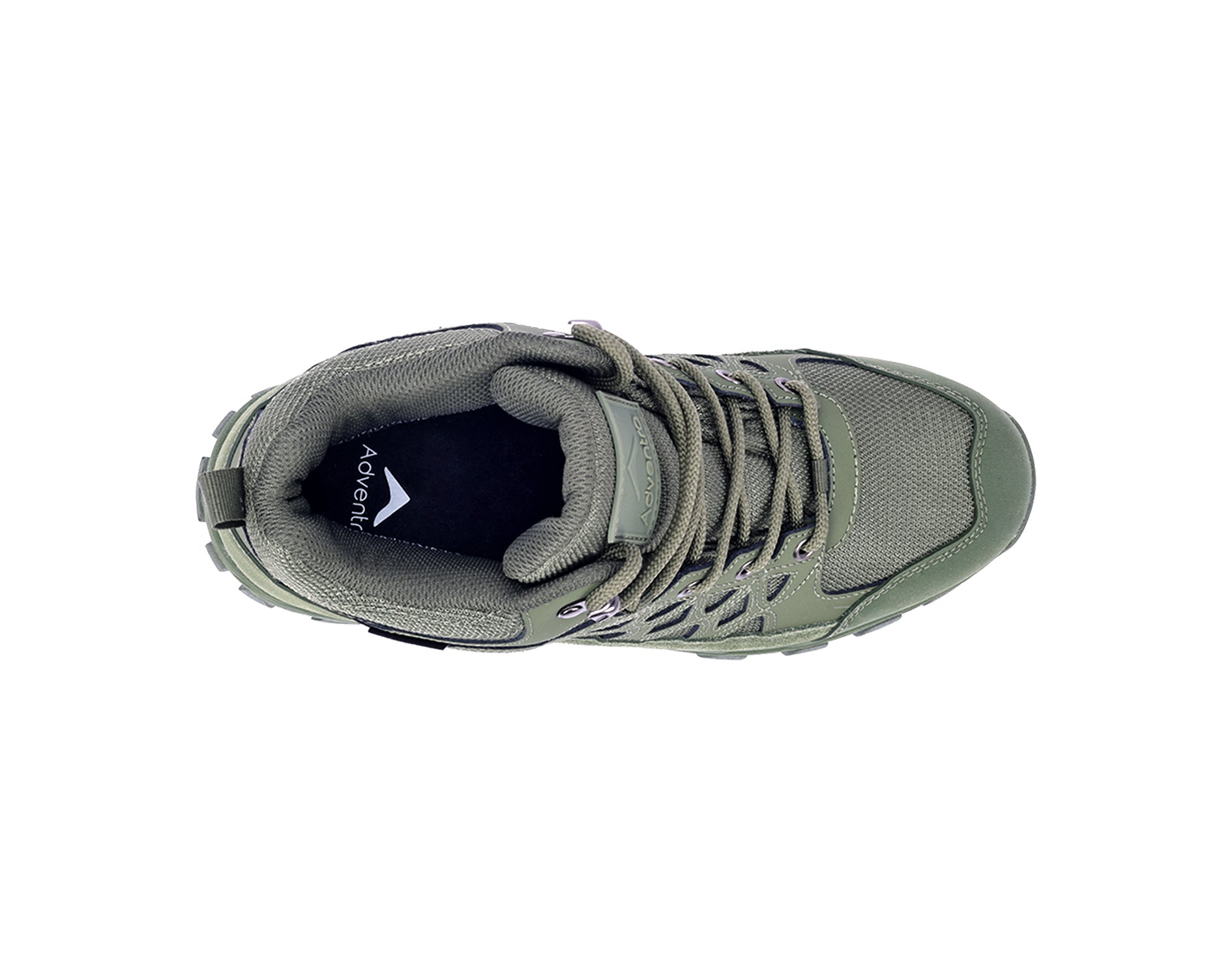 Men Waterproof Mid-Top Hiking Shoes with Cushioned Comfort (WH1107) Green-thumbmail-9