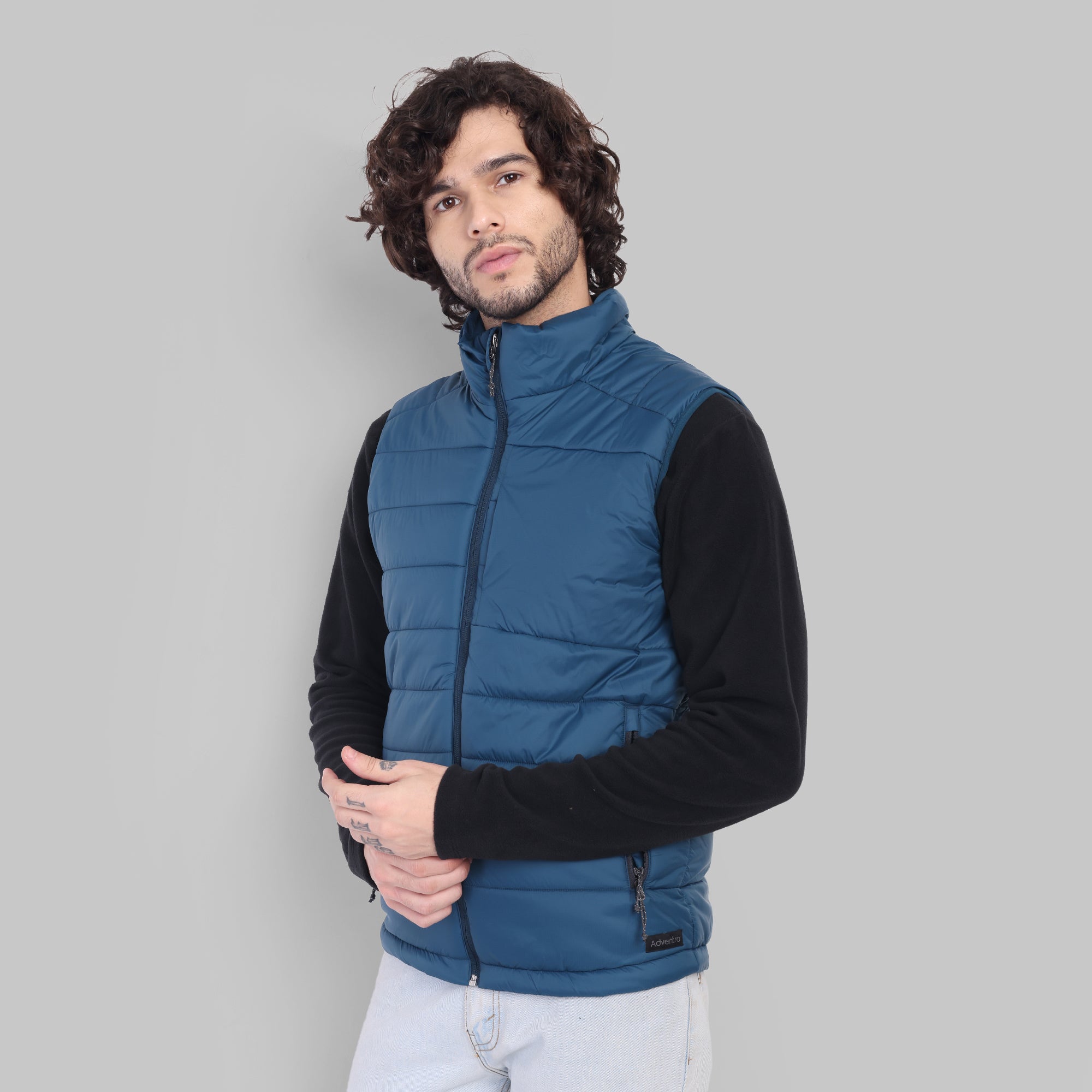 Lightweight Packable Jacket - Water-Repellent (WH1000) – Teal Blue-thumbmail-4
