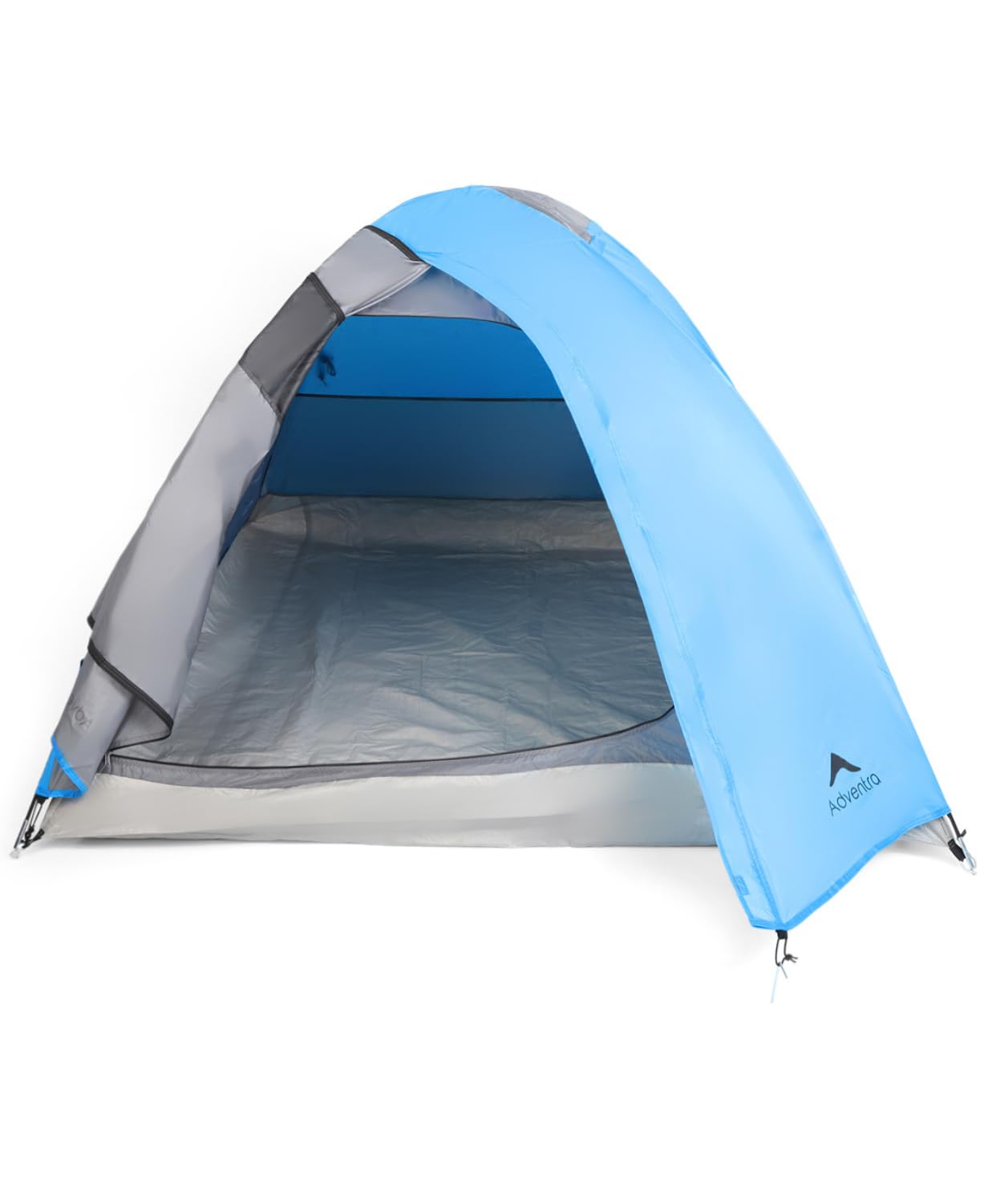 3-Person Camping Tent with UV Protection & Waterproof Flysheet (ET1100) Aqua Blue-thumbmail-3