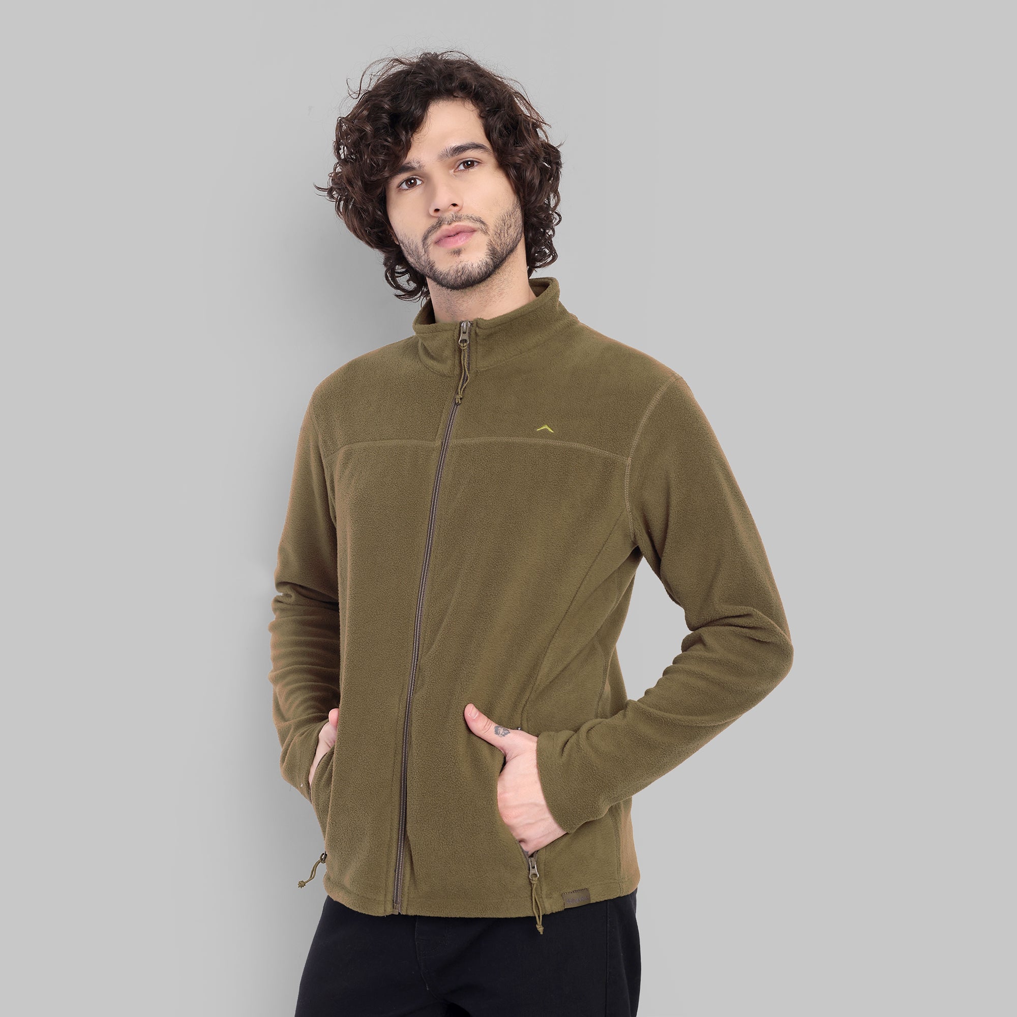 Full Zip Fleece Jacket – Lightweight (ET1000) Uniform Green-thumbmail-4