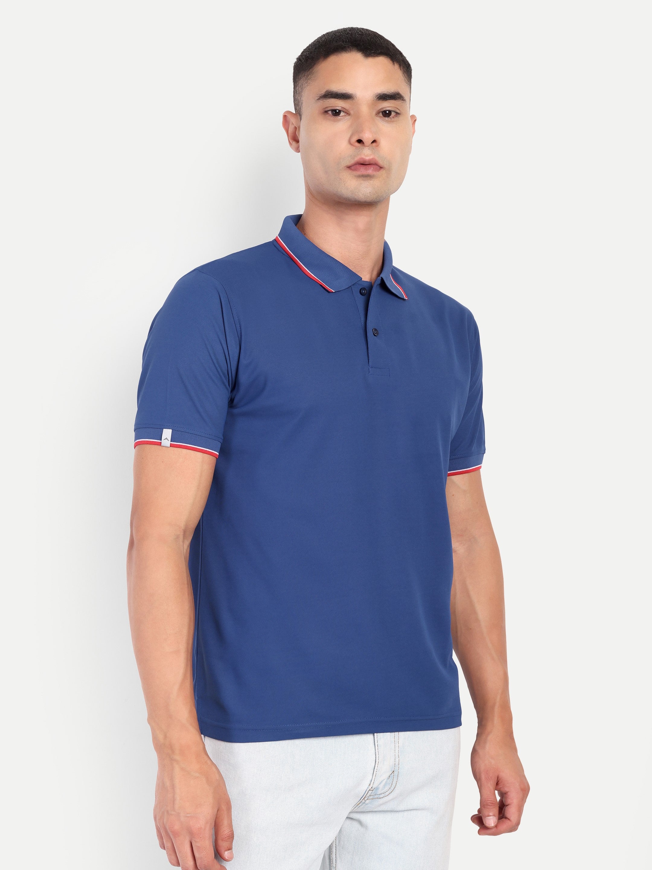 Adventra Polo Half Sleeve Tshirt ADP100 (Dark Blue)-thumbmail-4