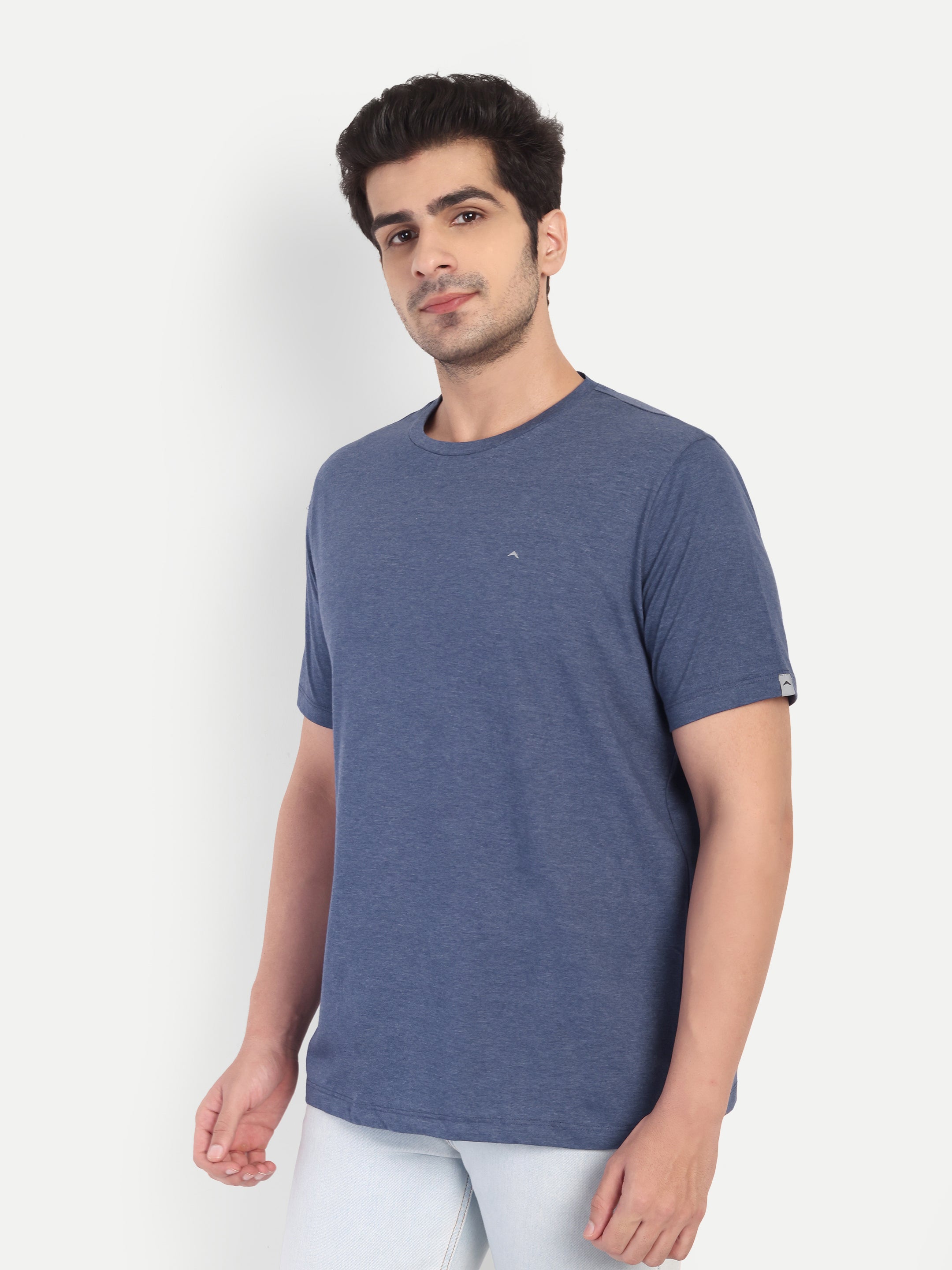 Adventra Basic Round Neck Tee ART104 (Navy)-thumbmail-4