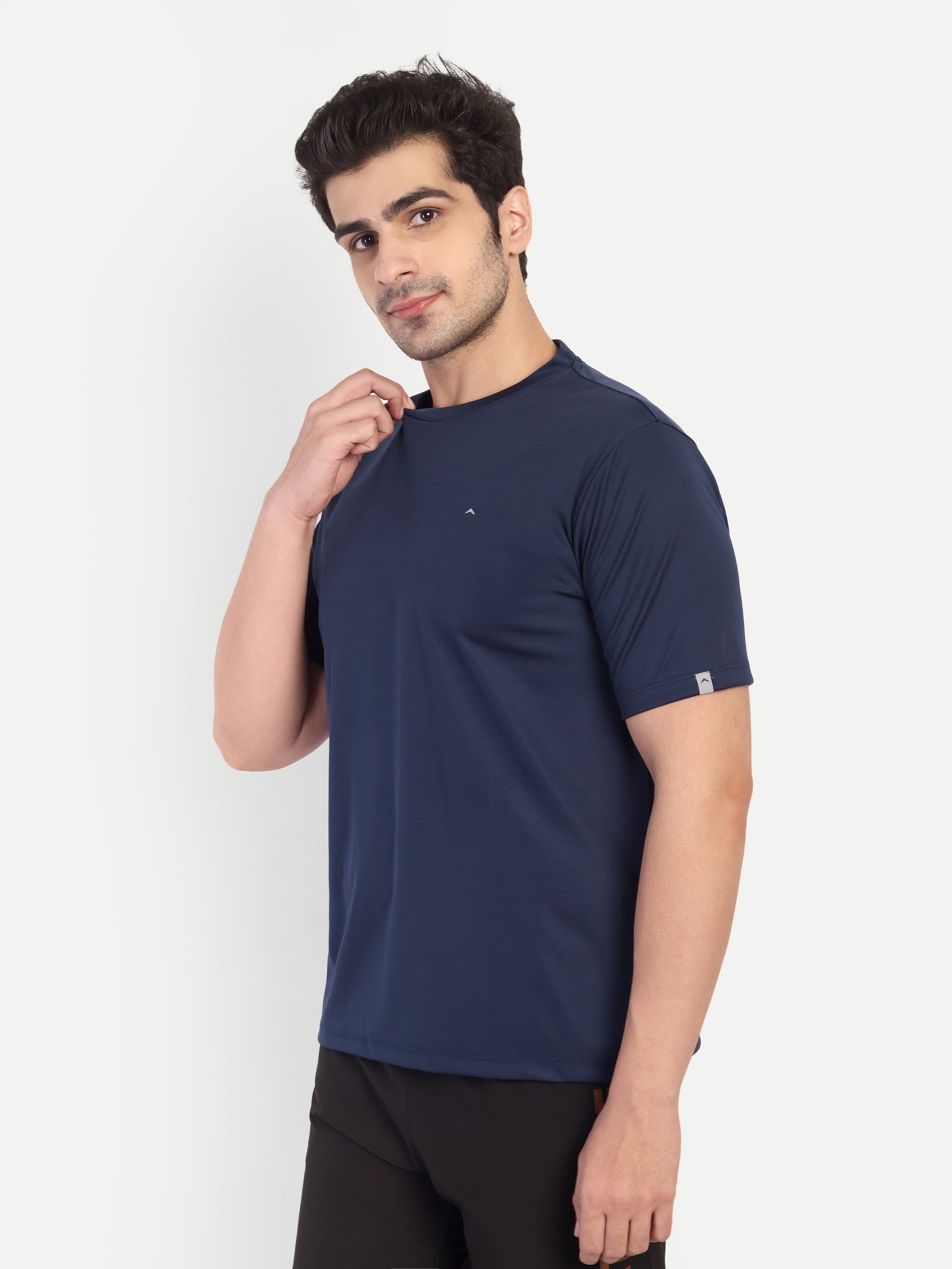 Adventra Basic Round Neck Tee ART103 (Navy)-thumbmail-4