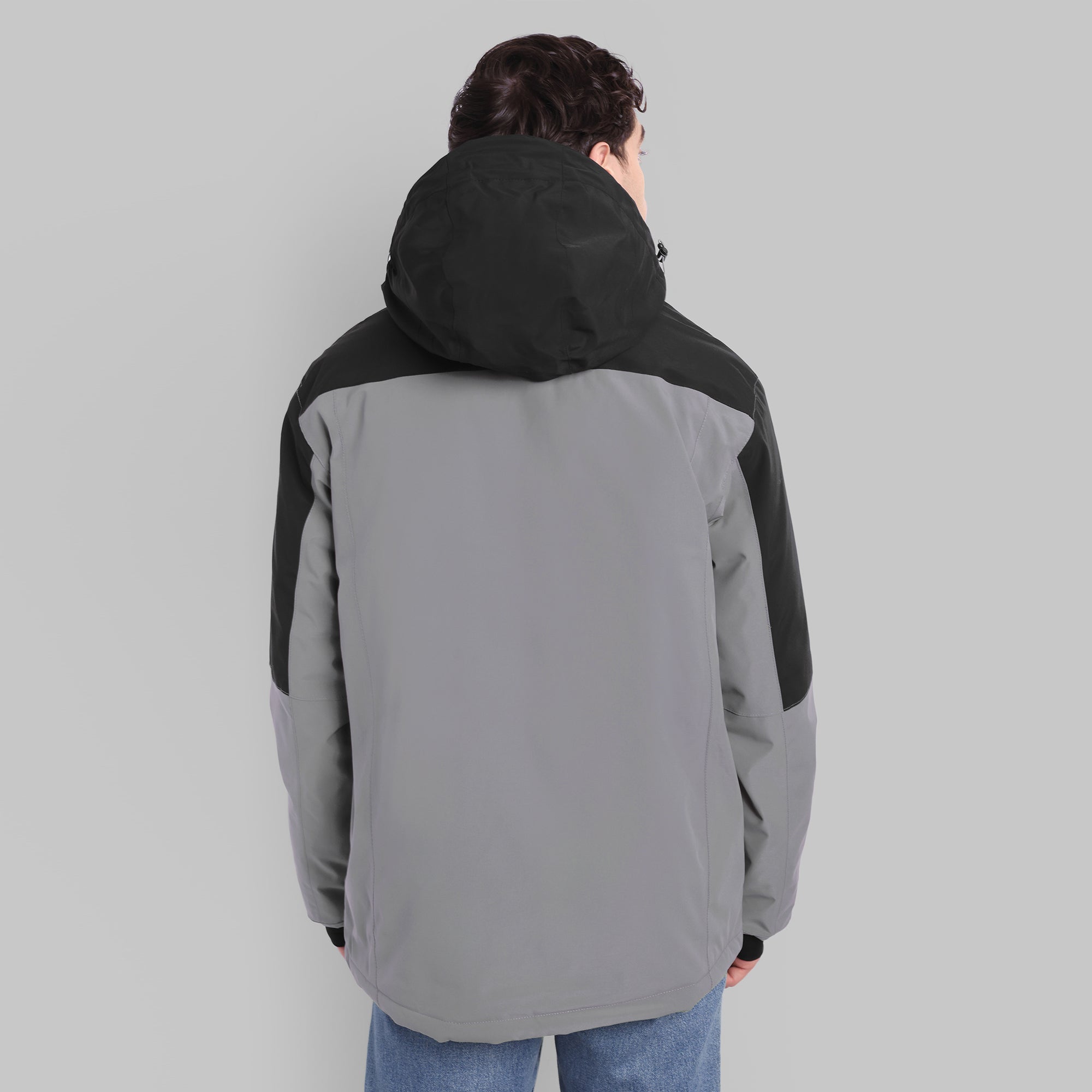 Waterproof Hoodie Jacket, Detachable Hood, 7 Pkts – Warm -20°C (WH2100) Grey-thumbmail-6