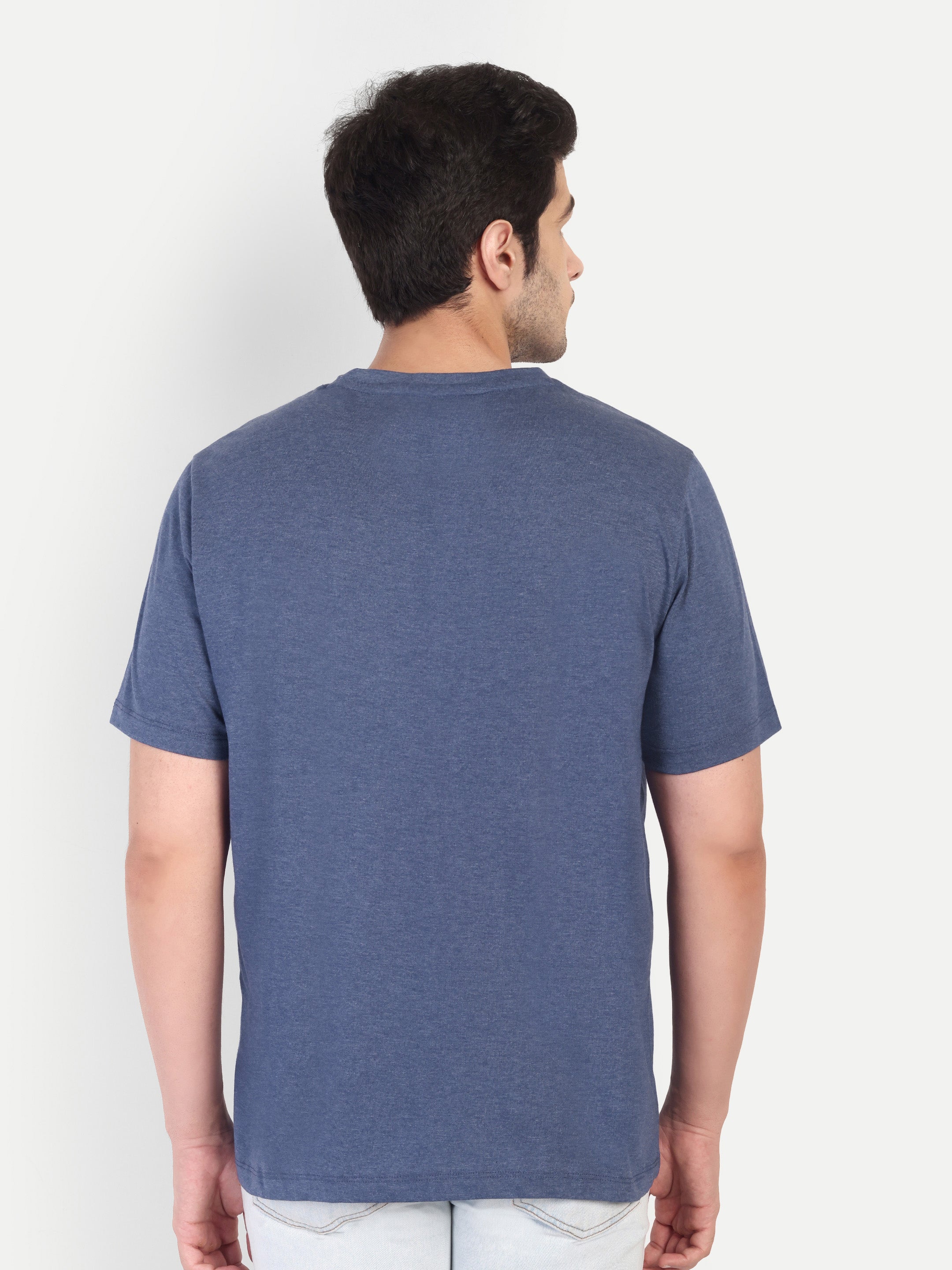 Adventra Basic Round Neck Tee ART104 (Navy)-thumbmail-5