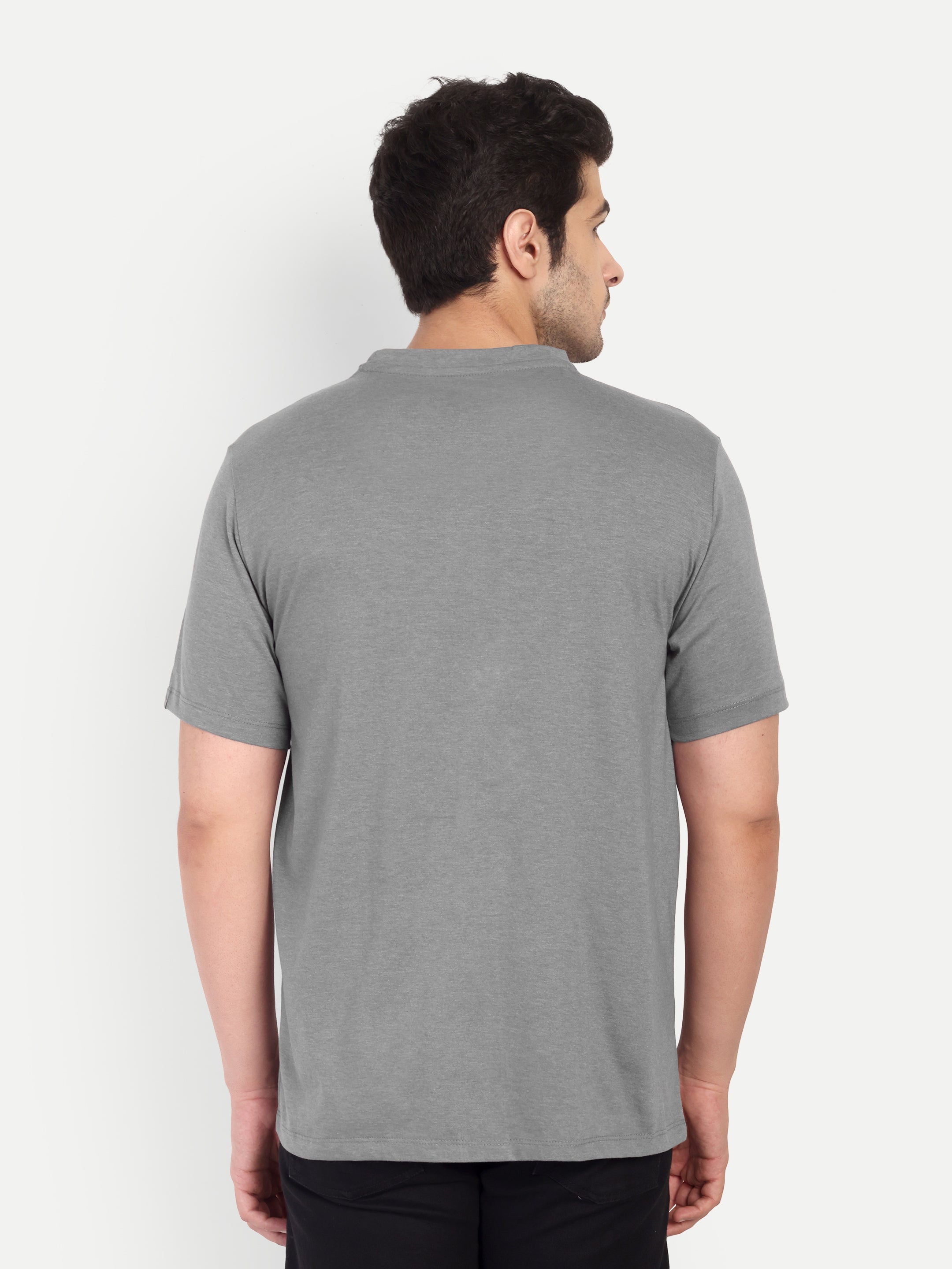 Adventra Basic Round Neck Tee ART104 (Grey)-thumbmail-5