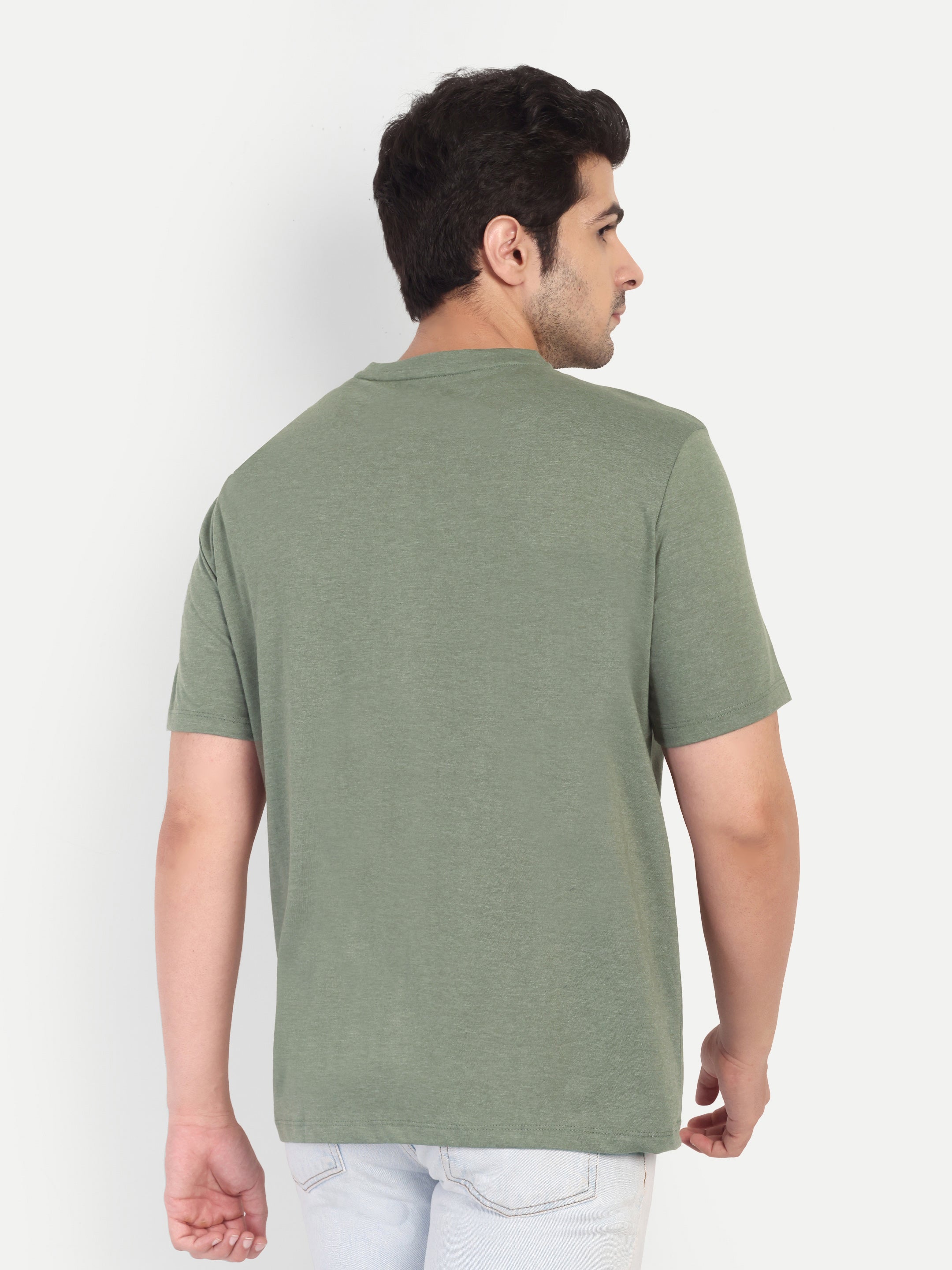 Adventra Basic Round Neck Tee ART104 (Olive)-thumbmail-5